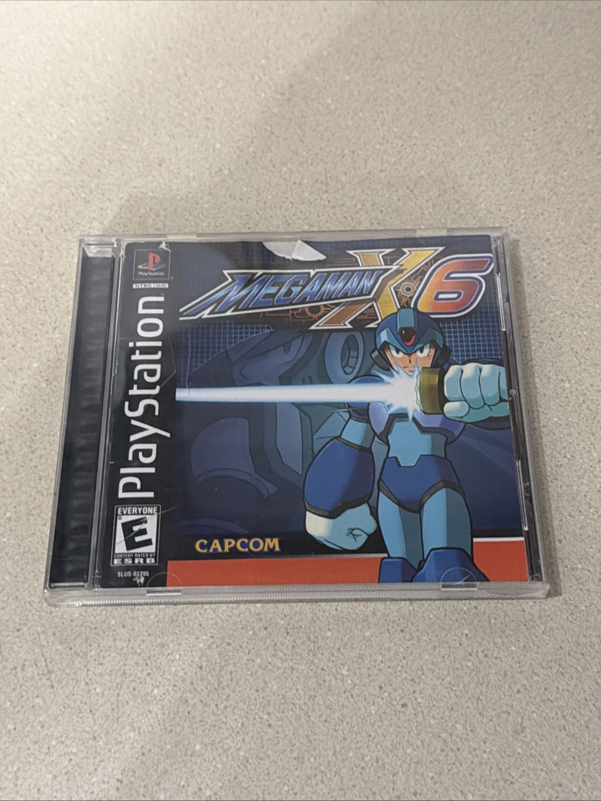 Mega Man X6 PS1 – Complete In Box, Black Label, Game/Case/Manual! VGC