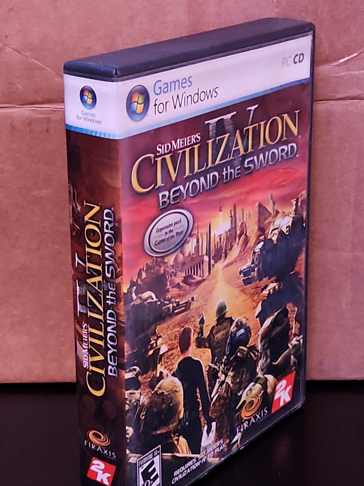Sid Meier’s Civilization IV: Beyond the Sword Expansion Pack PC CD, Box + Manual