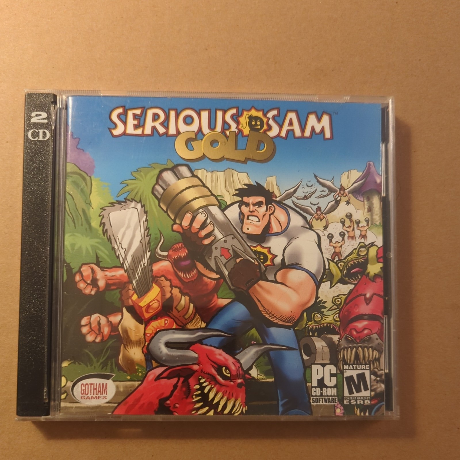 Serious Sam: Gold PC Game 2-disc w/ Case & Manual 2003