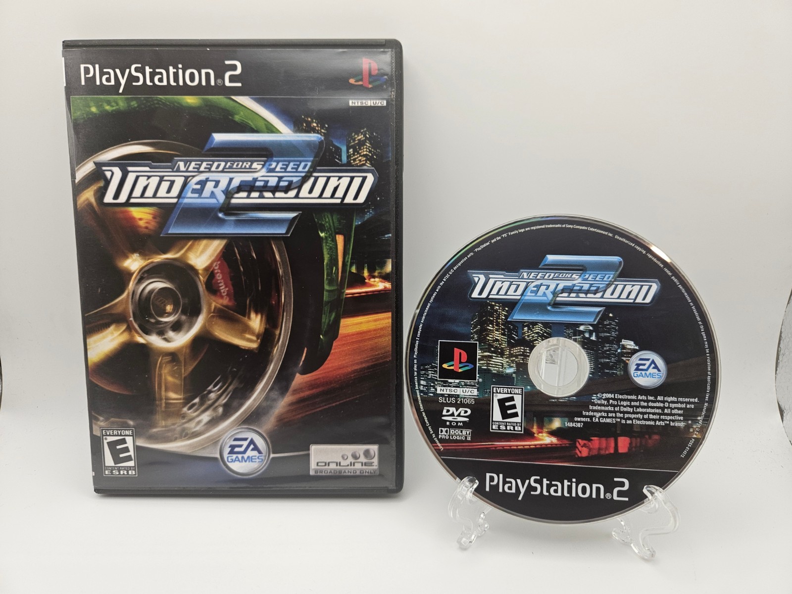 Need for Speed: Underground 2 PS2 DISC ONLY Reprint Cover Art – Tested & Works