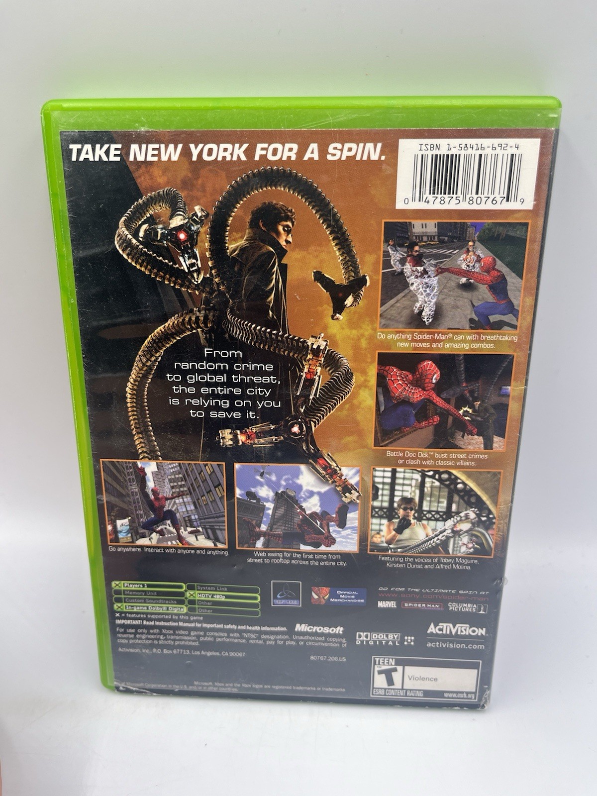 Spider-Man 2 (Microsoft Xbox, 2004)