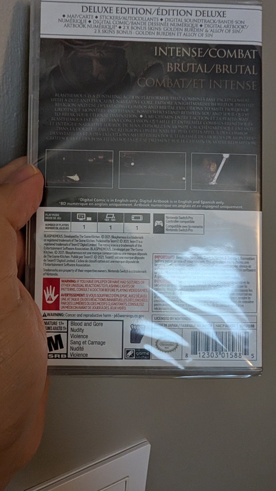 Blasphemous Deluxe Edition (Nintendo Switch, 2021) Brand New Factory Sealed