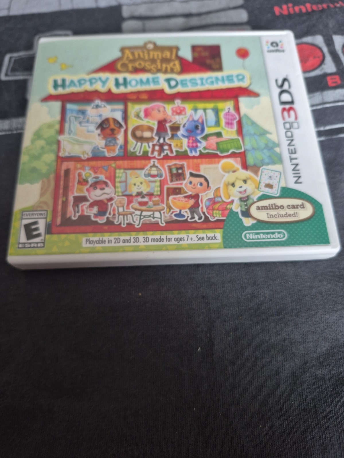 Nintendo Animal Crossing: Happy Home Designer, Nintendo 3DS, 2015 READ ALL NEW