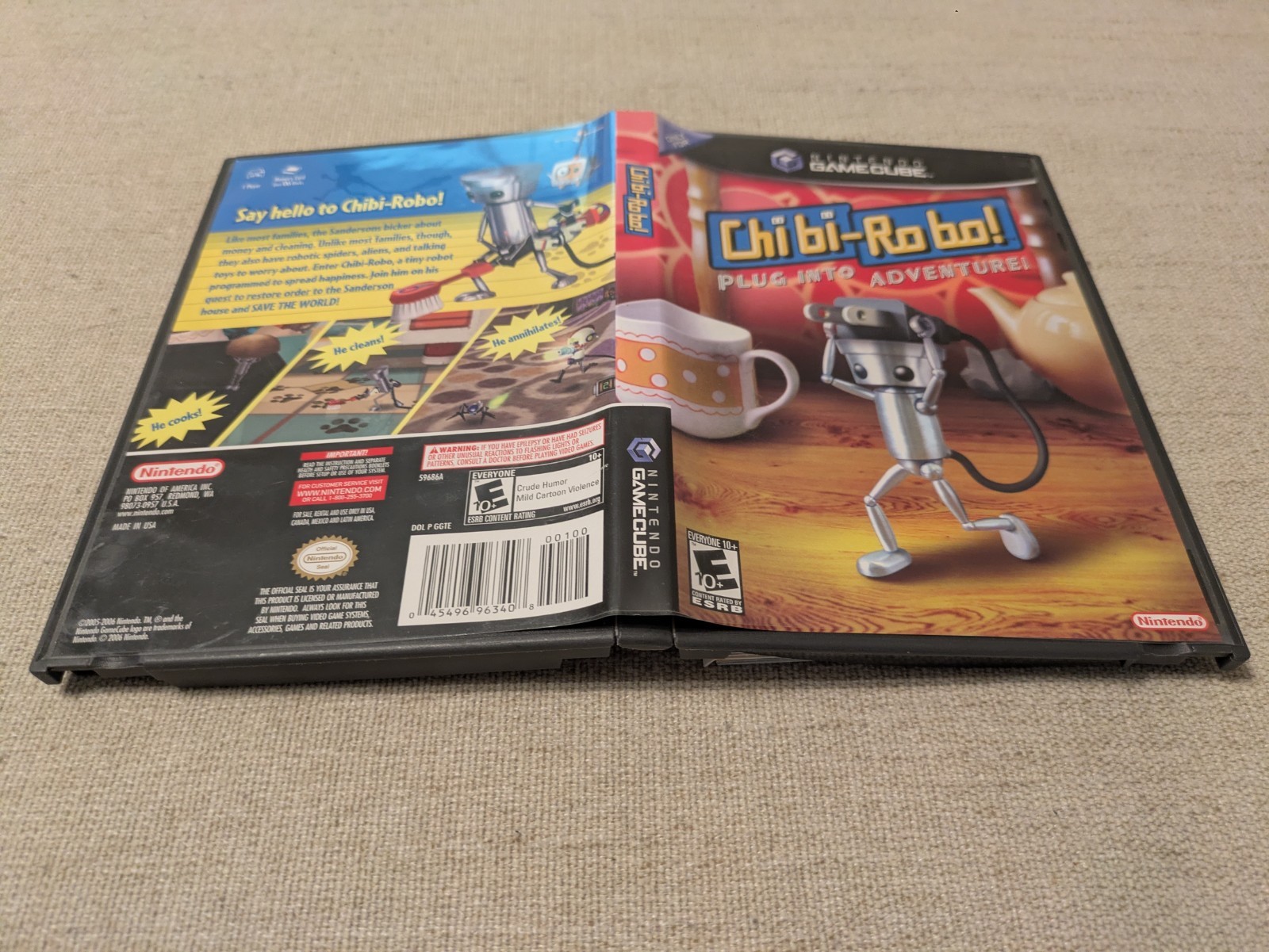Chibi-Robo Nintendo GameCube Complete CIB + Insert TESTED