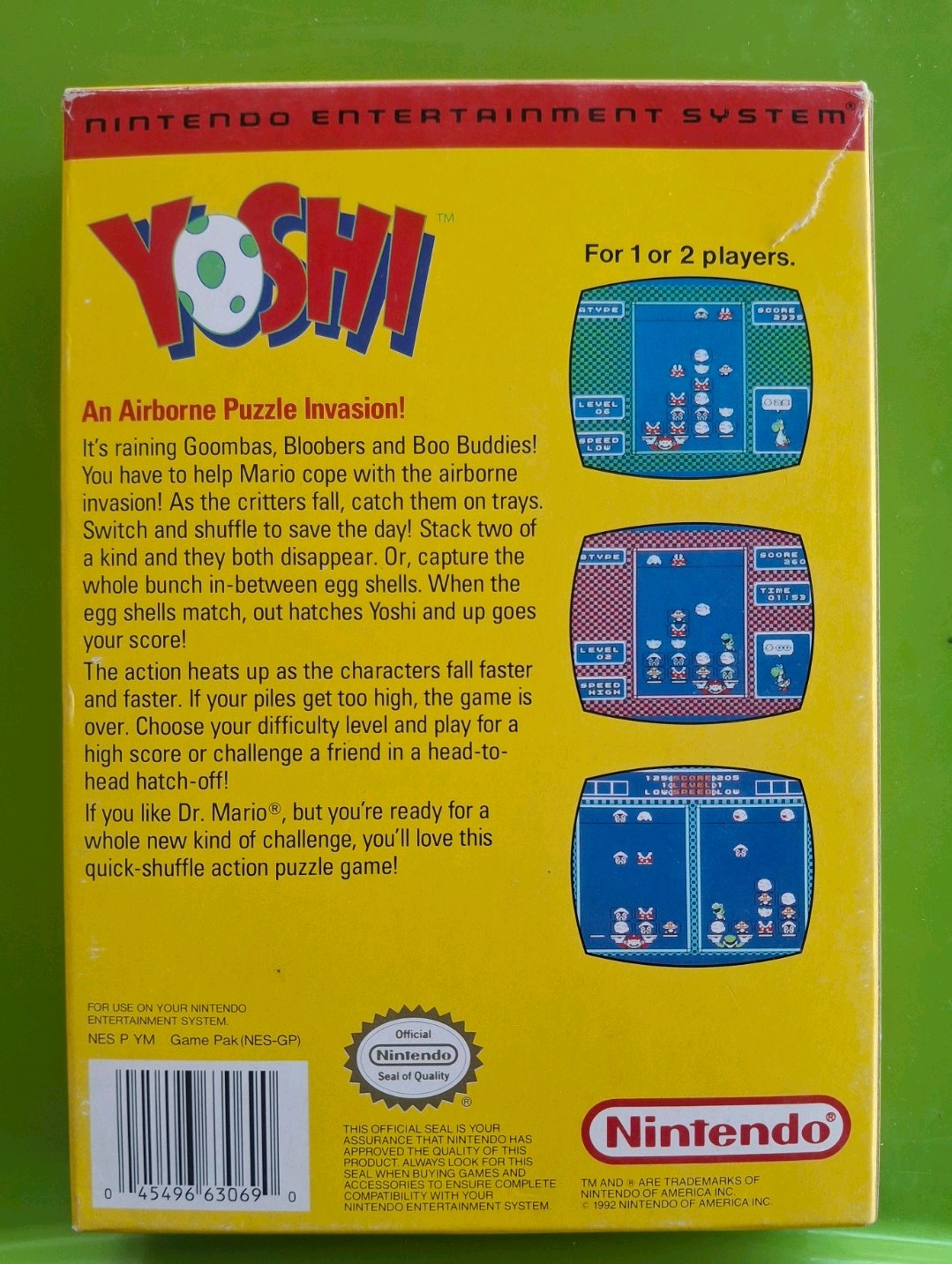 Nintendo NES Yoshi Complete CIB
