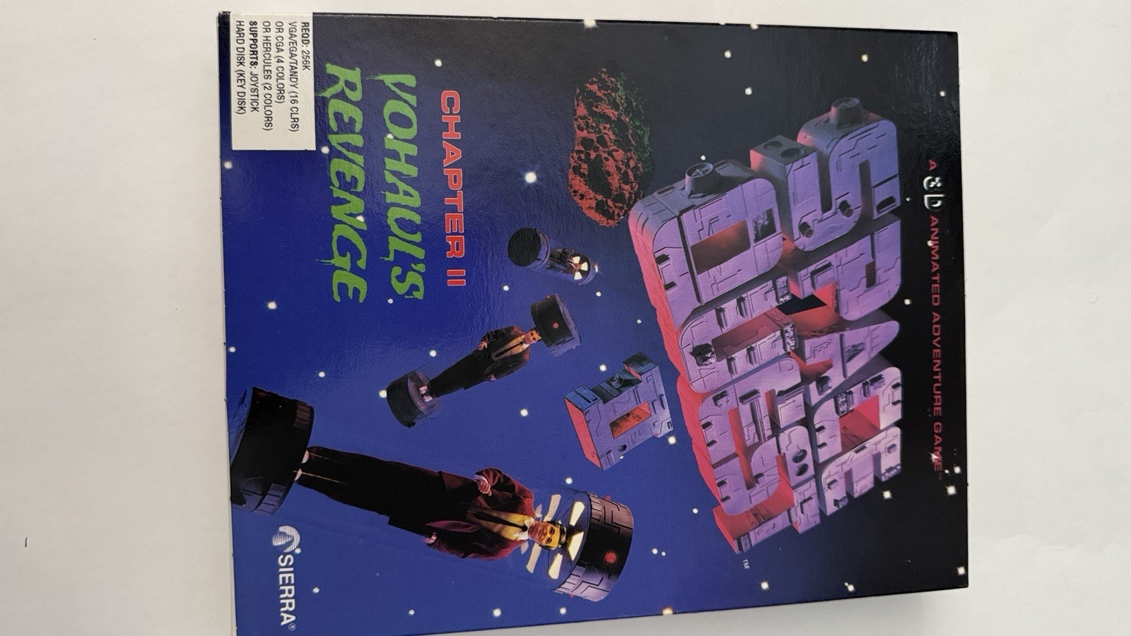 Space Quest II: Vohaul’s Revenge (PC, 1987); 5.25″ and 3.5″ disks