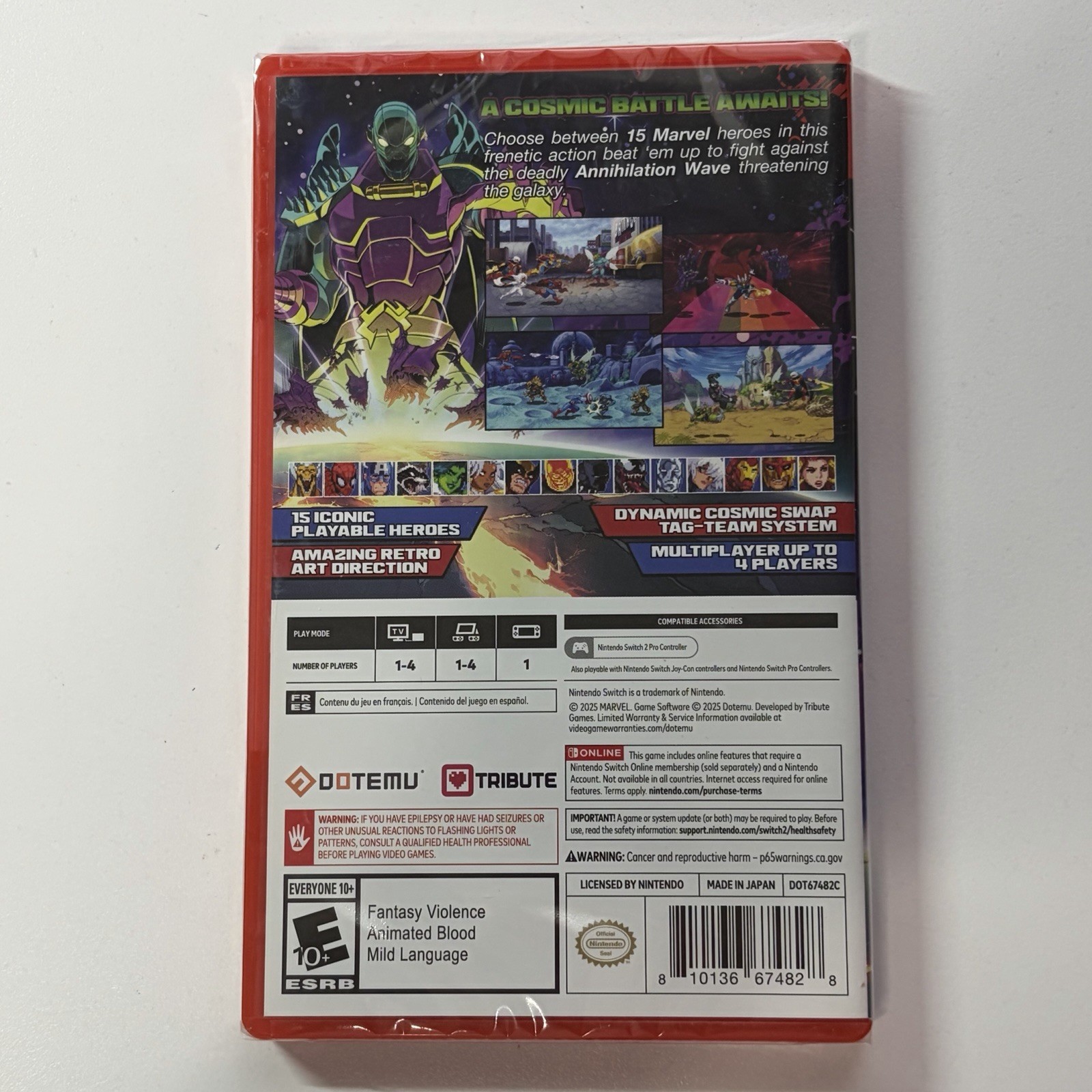 Marvel Cosmic Invasion Nintendo Switch 2 Beat ‘Em Up Action & Adventure E10+
