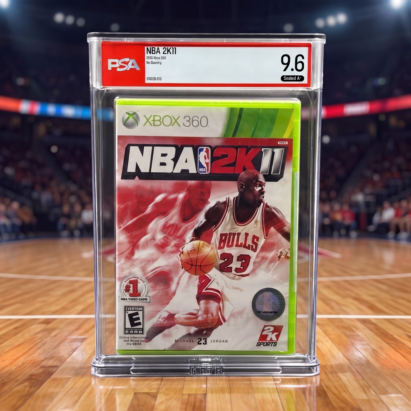 NBA 2K11 • PSA 9.6 A+ • Jordan Bulls • Xbox 360