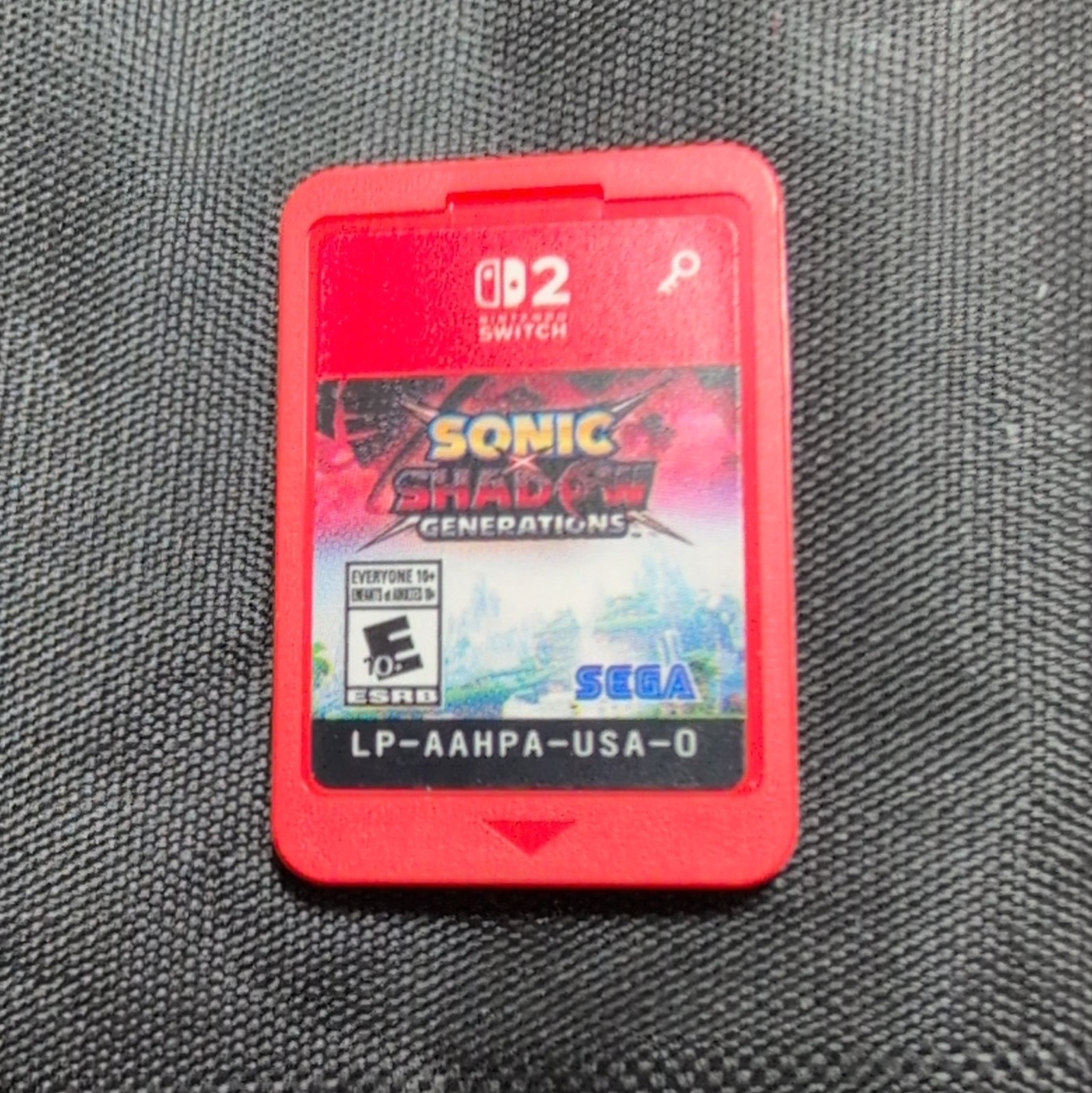 SEGA Sonic X Shadow Generations Day One Game-Key Card Switch 2 journal With book