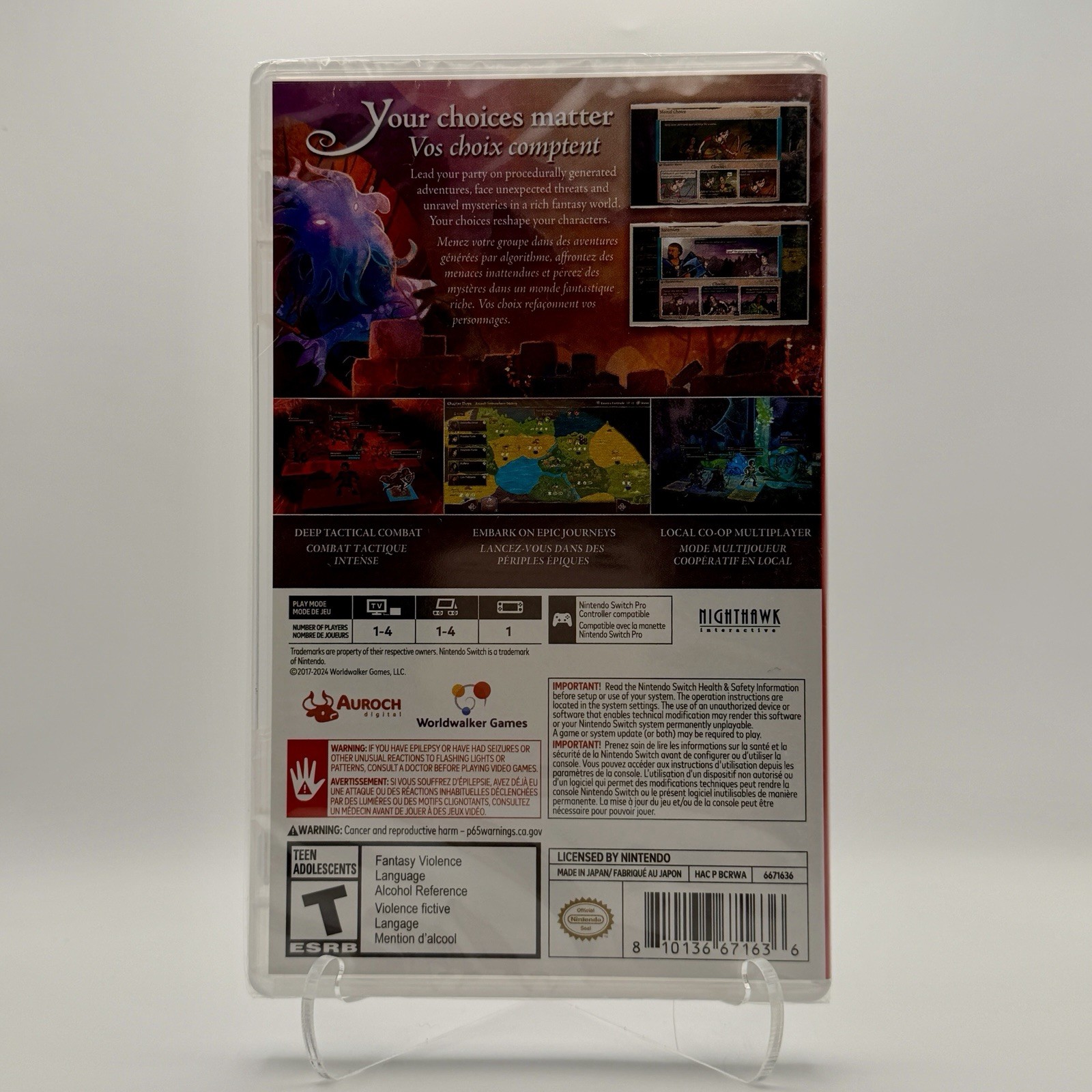(NEW) Wildermyth Nintendo Switch – Monster Compendium included
