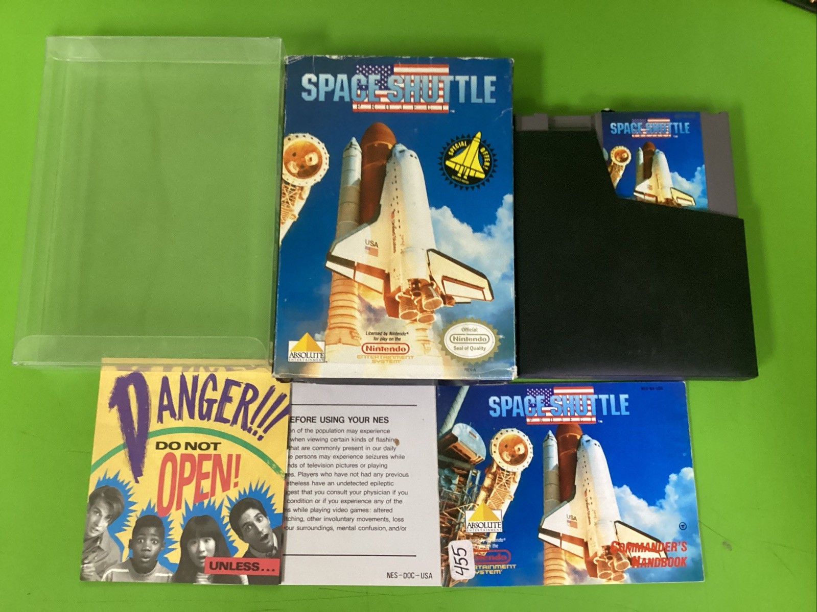 Space Shuttle Project (Nintendo NES, 1991) CIB Manual Inserts Tested & Working