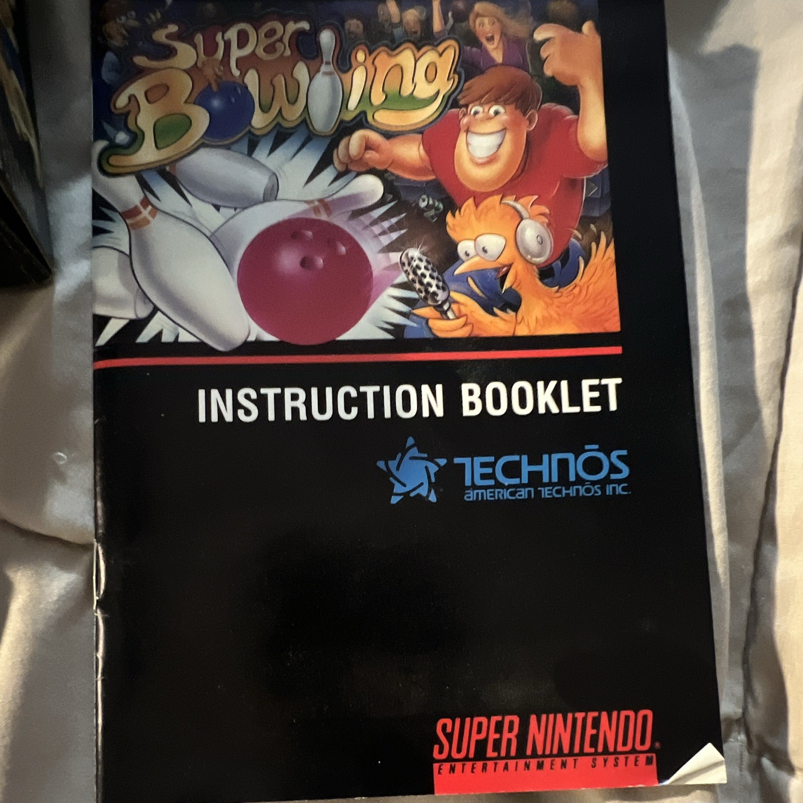 Technos Super Bowling SNES CIB Complete in Box w/ Manual NTSC-U/C