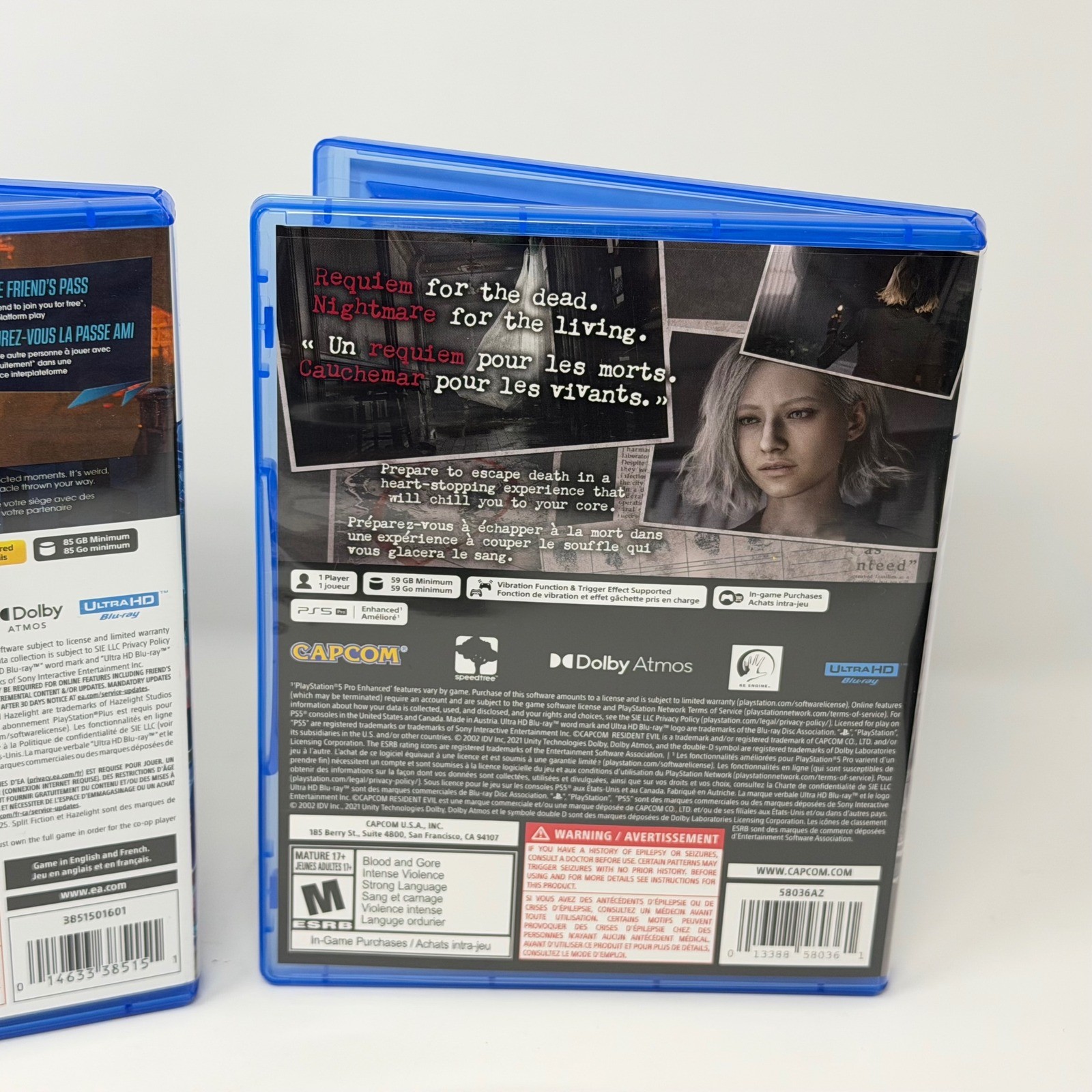 Split Fiction + Resident Evil Requiem PS5 Game Bundle PlayStation 5 Lot
