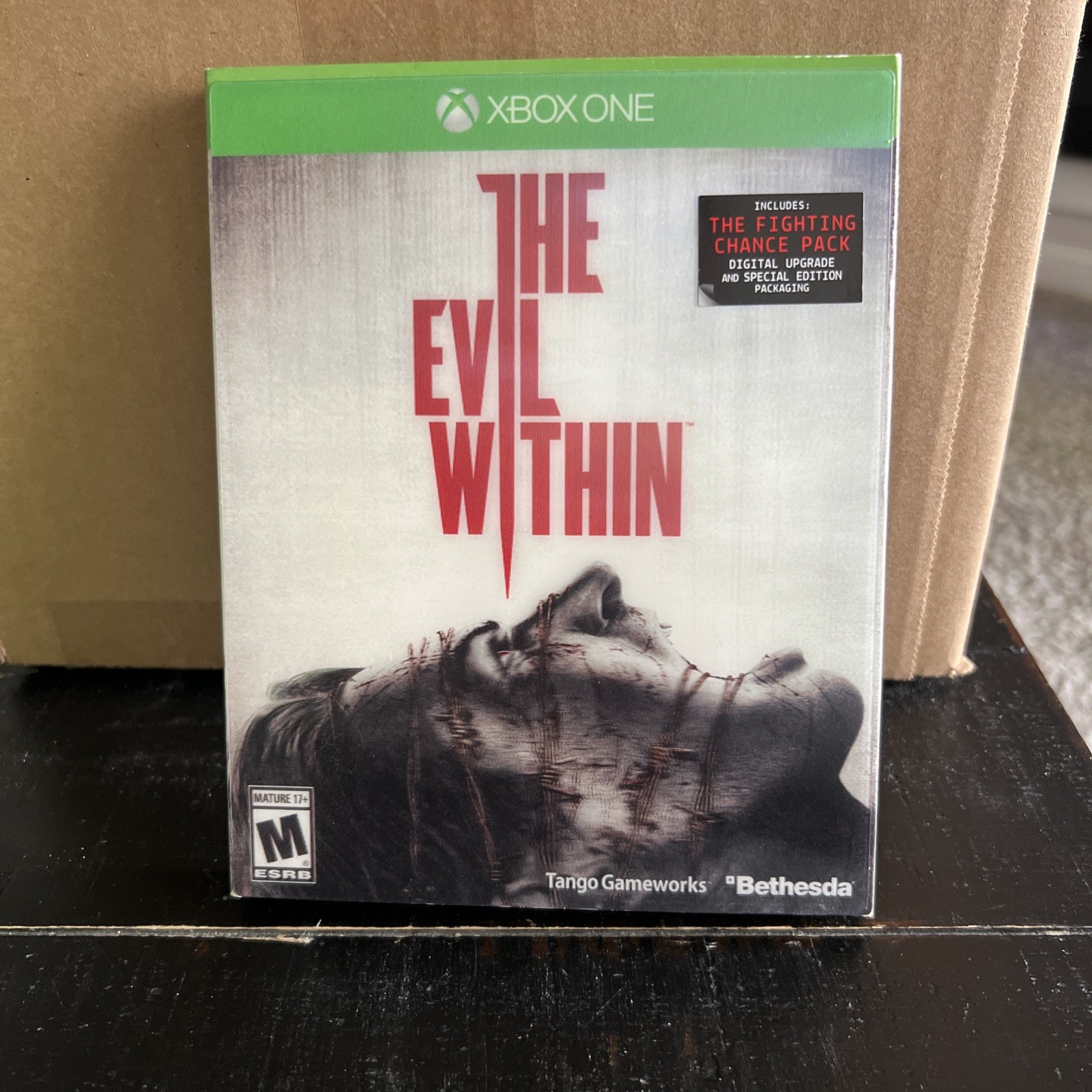 The Evil Within Bethesda Microsoft Xbox One+SC+Fighting Chance!