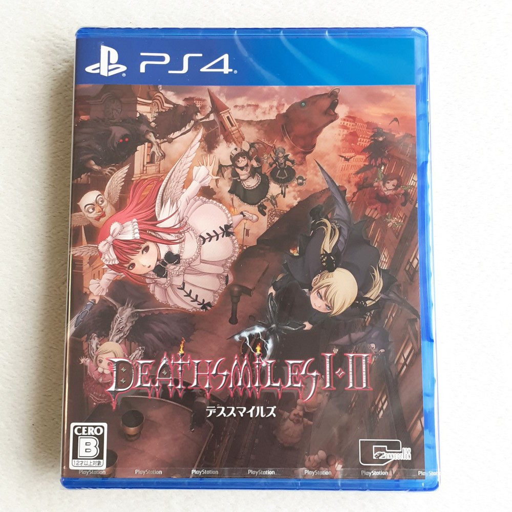 Deathsmiles I & II PS4 Japan Game In ENG-FR-ESP Neuf/NewSealed Shmup Shooting Ca