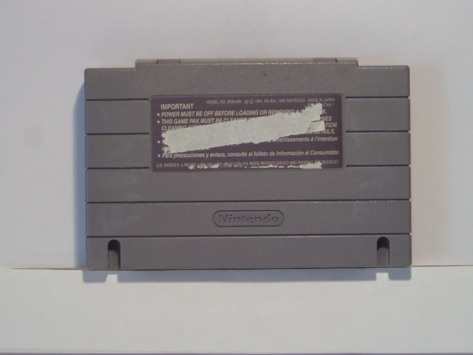 Super Slam Dunk Super Nintendo SNES, 1992) Cartridge Only – Tested