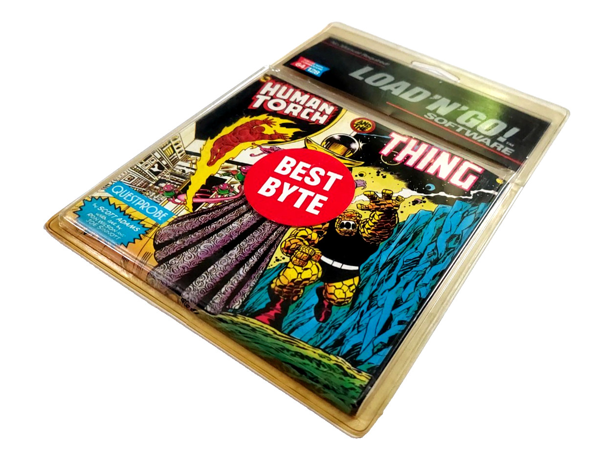 Human Torch & The Thing Commodore 64/128 1985 SEALED! Floppy Scott Adams Rare
