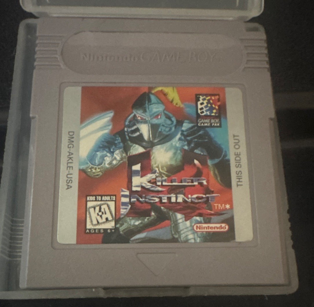 Nintendo Killer Instinct for Game Boy – Fighting Martial Arts Game, Tested