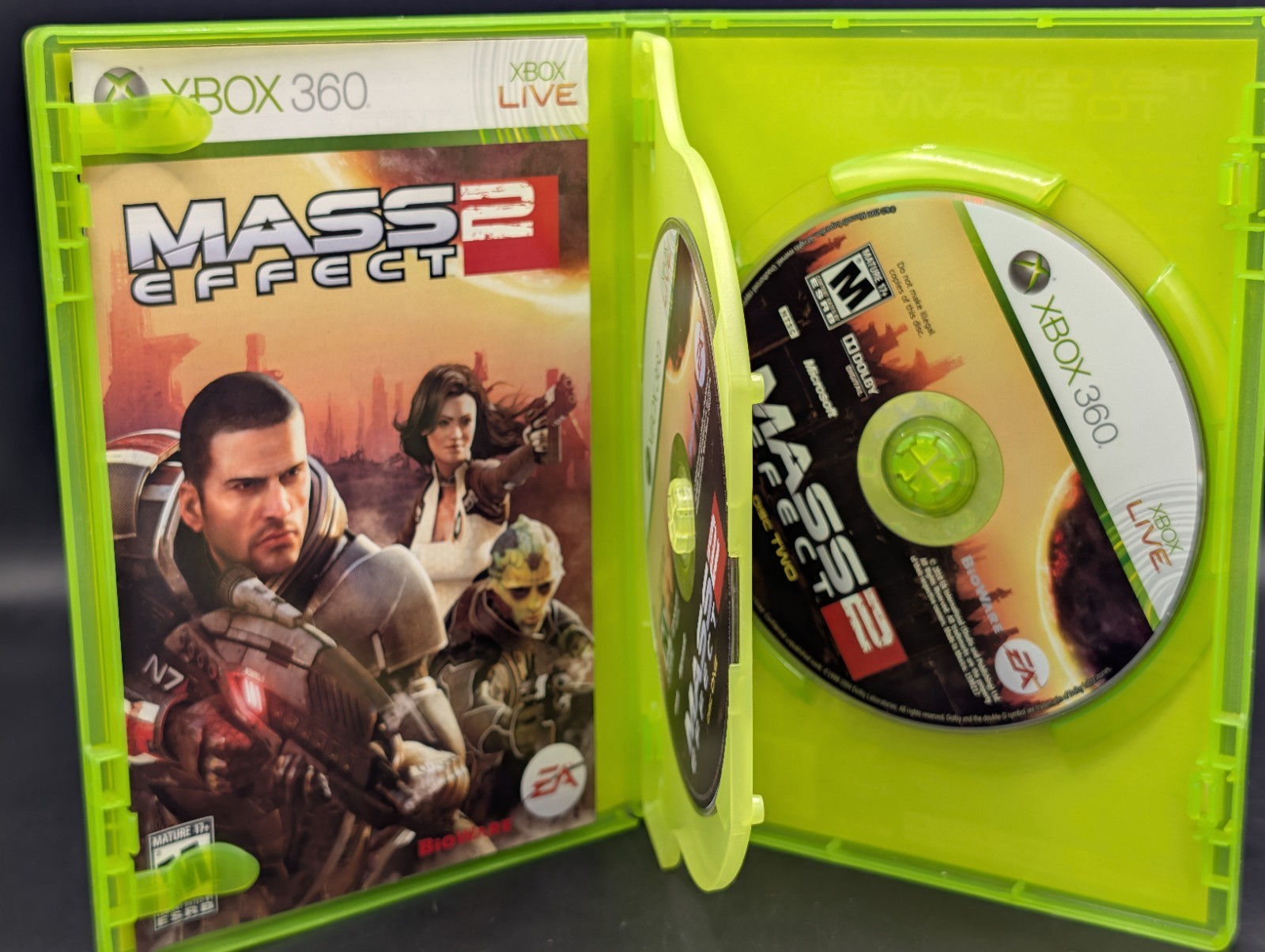 Mass Effect 2 ( Microsoft Xbox 360 ) CIB – Mint Discs – Tested