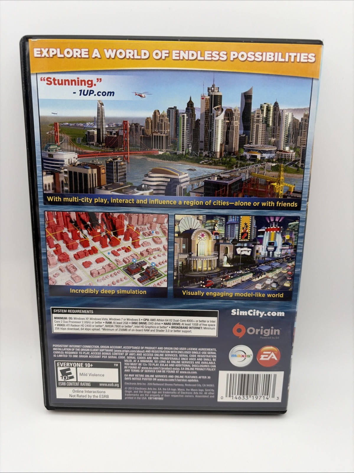 SimCity (PC: Windows, 2013)