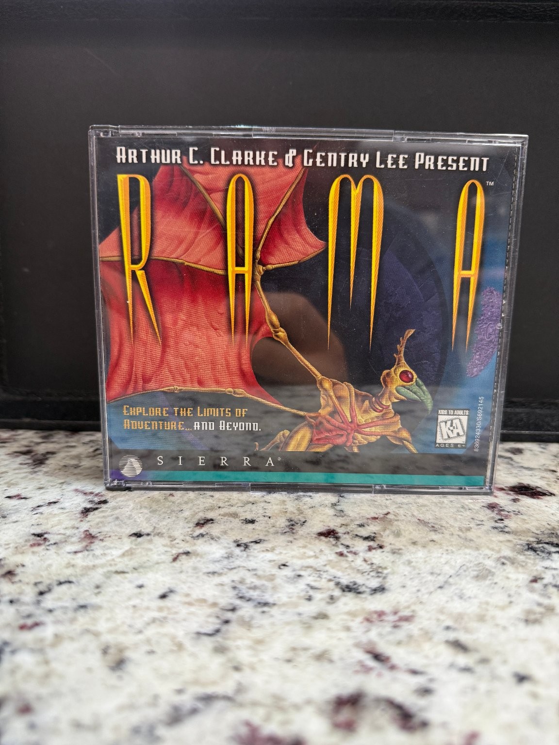 RAMA PC CD-ROM Video Game Arthur C. Clarke Sierra Adventure Sci-Fi