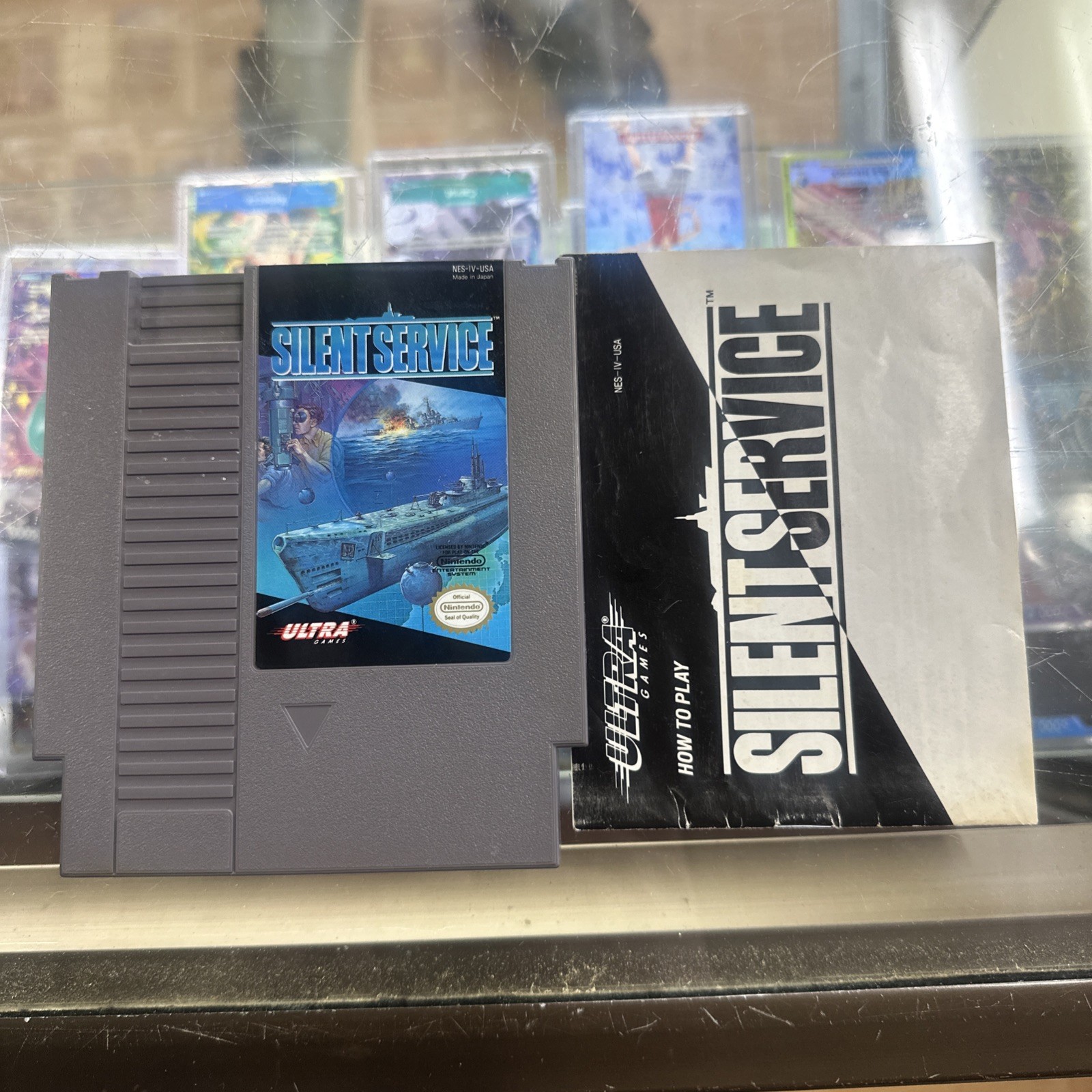Silent Service (Nintendo Entertainment System, 1989) With Manual