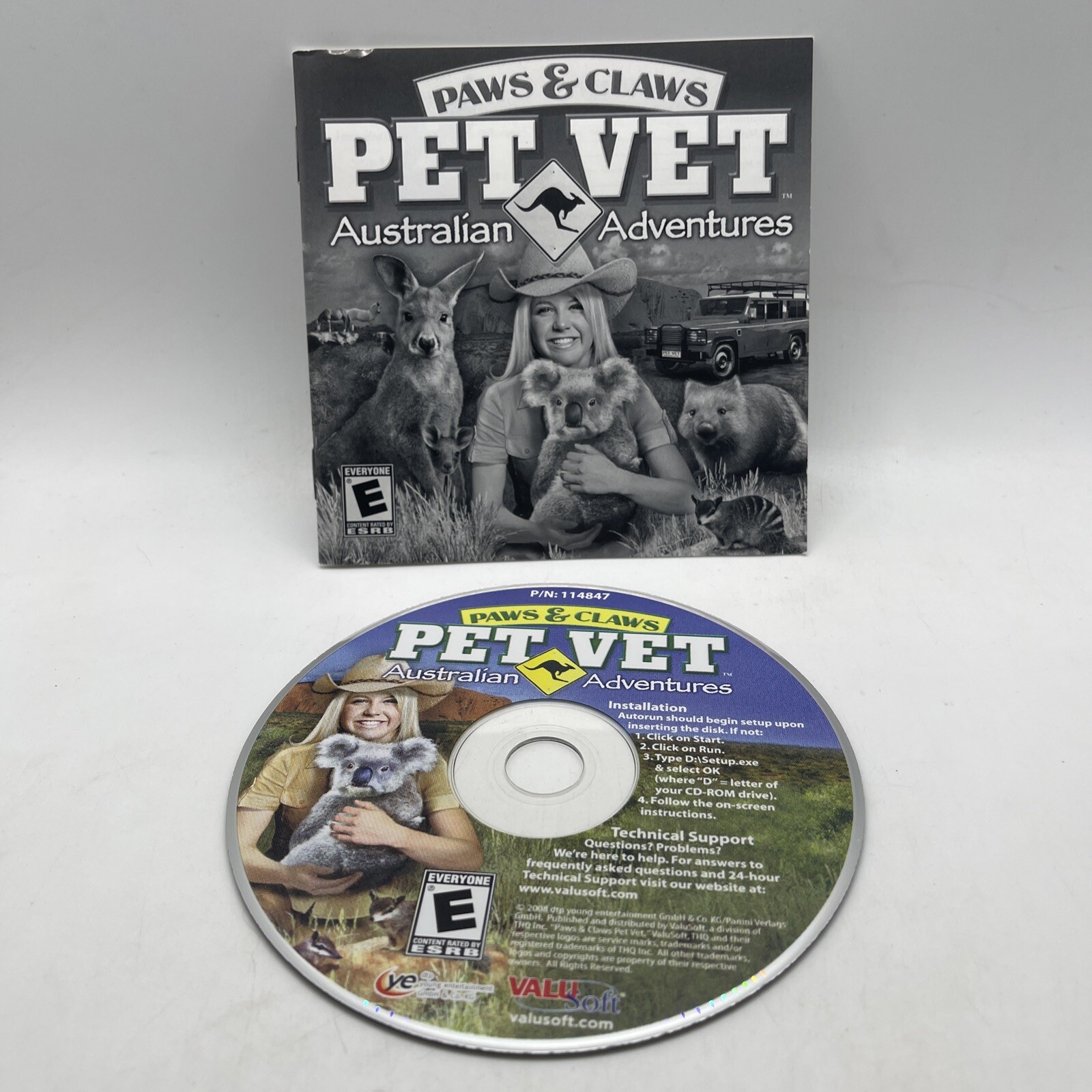 PAWS AND CLAWS PET VET AUSTRALIAN ADVENTURES (PC, 2008)