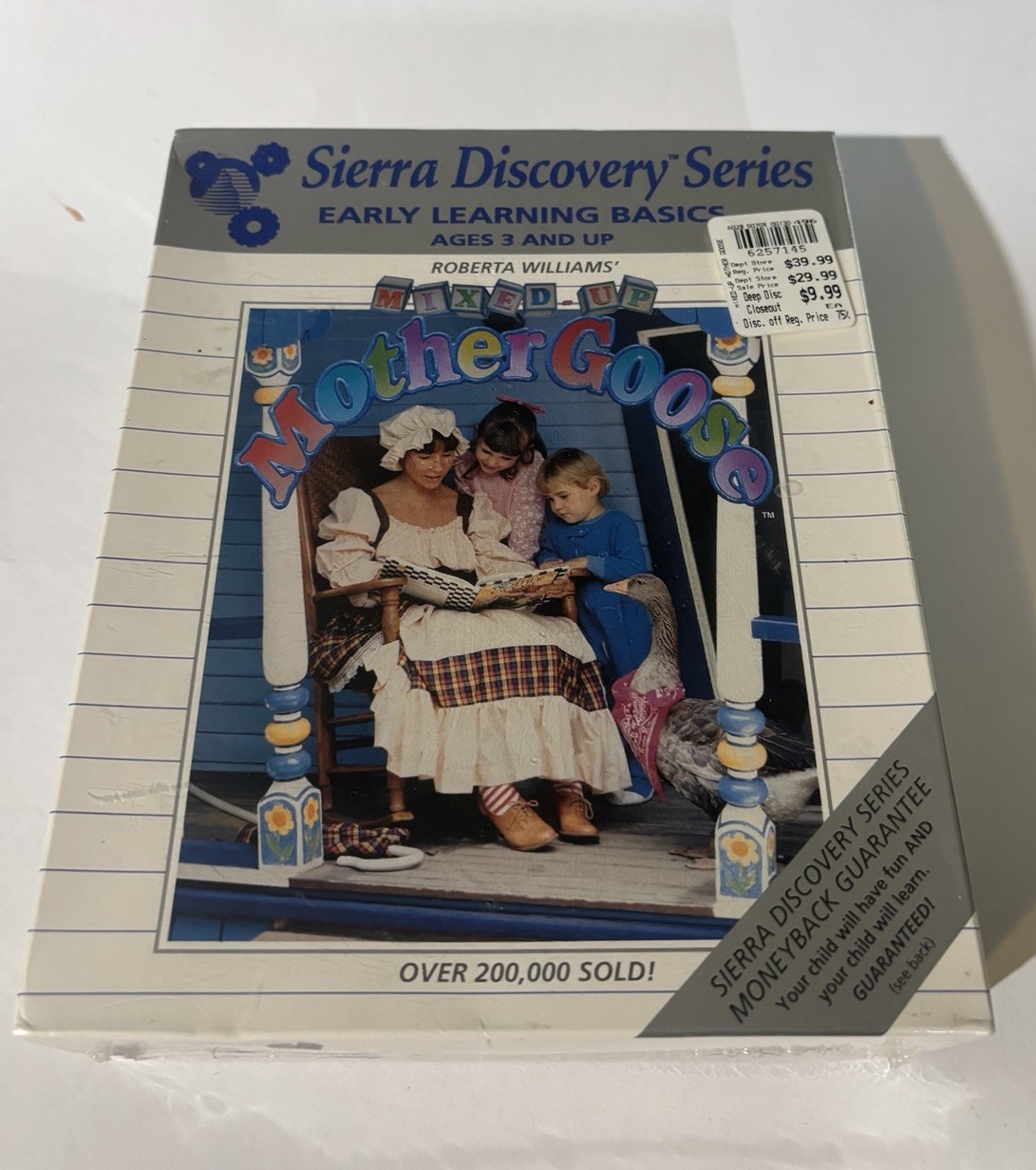 Roberta Williams’ Mixed-Up Mother Goose, 1991, Big Box, New & Sealed