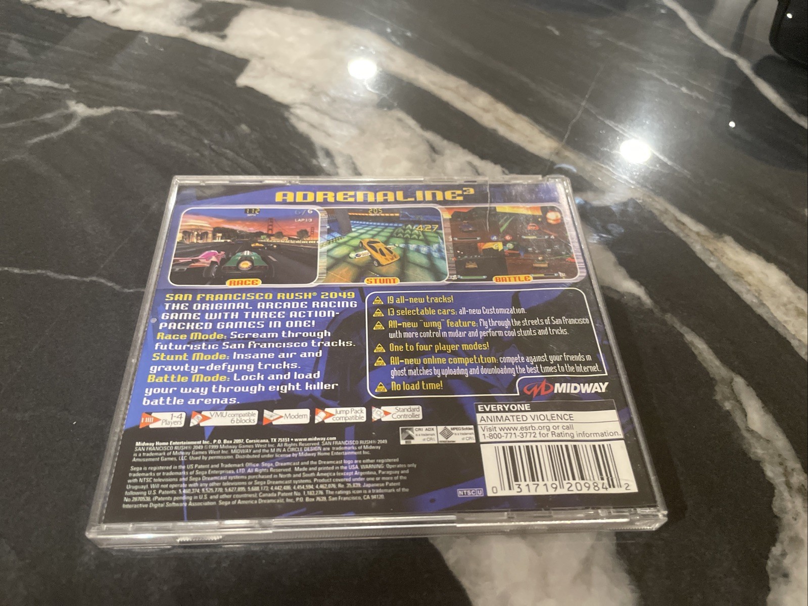 San Francisco Rush 2049 – Sega Dreamcast – CIB Complete