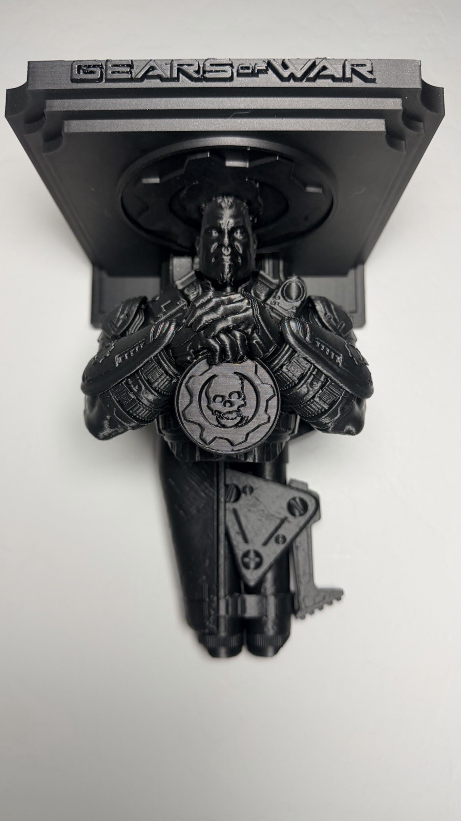 GOW Gears Of War Dominic Santiago Like 7×7 Top Floating Shelf