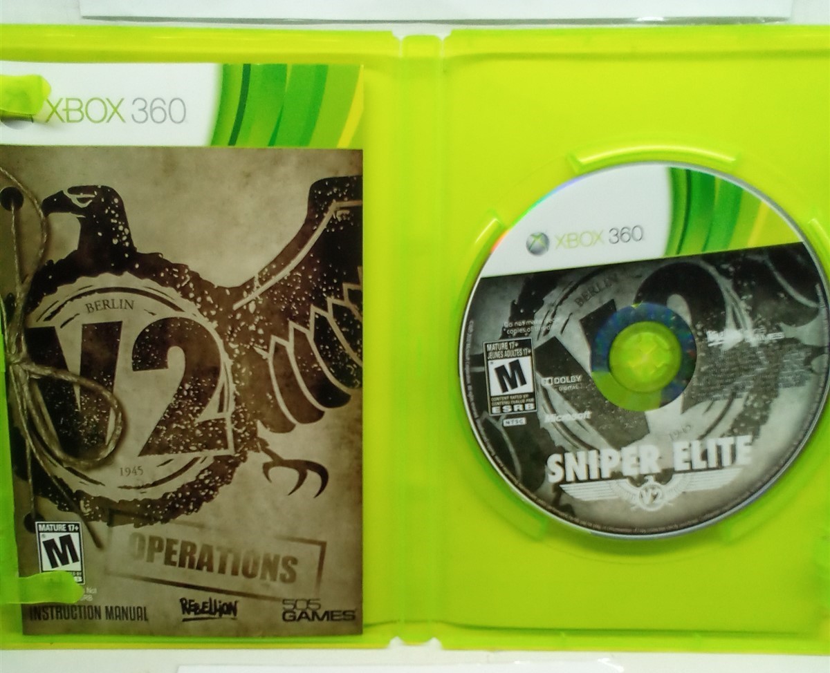 Sniper Elite V2 (Xbox 360, 2012) Complete Tested Working – Free Ship