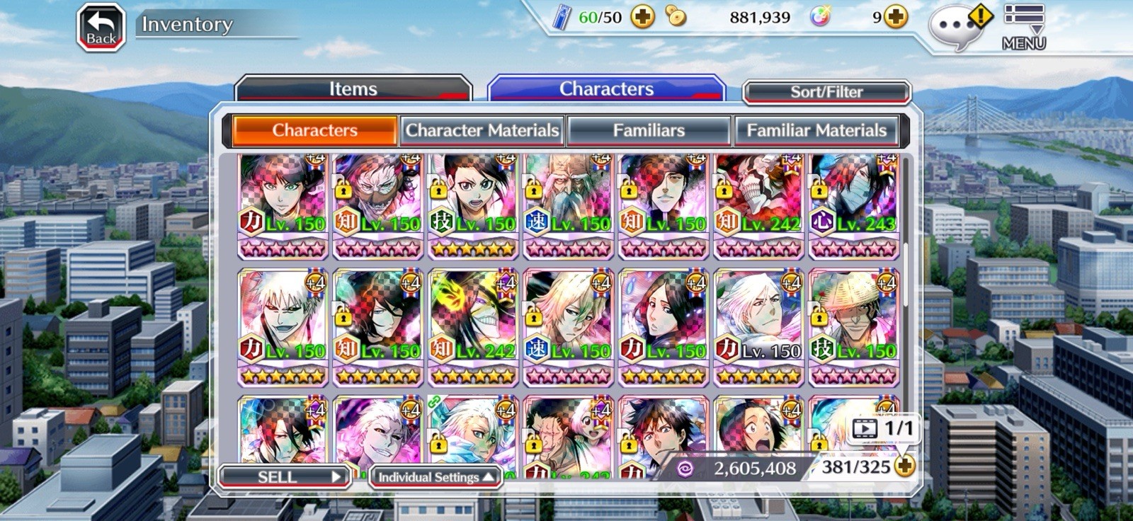 Bleach: Brave Souls Account Willing to sell for 200 DM before Buying