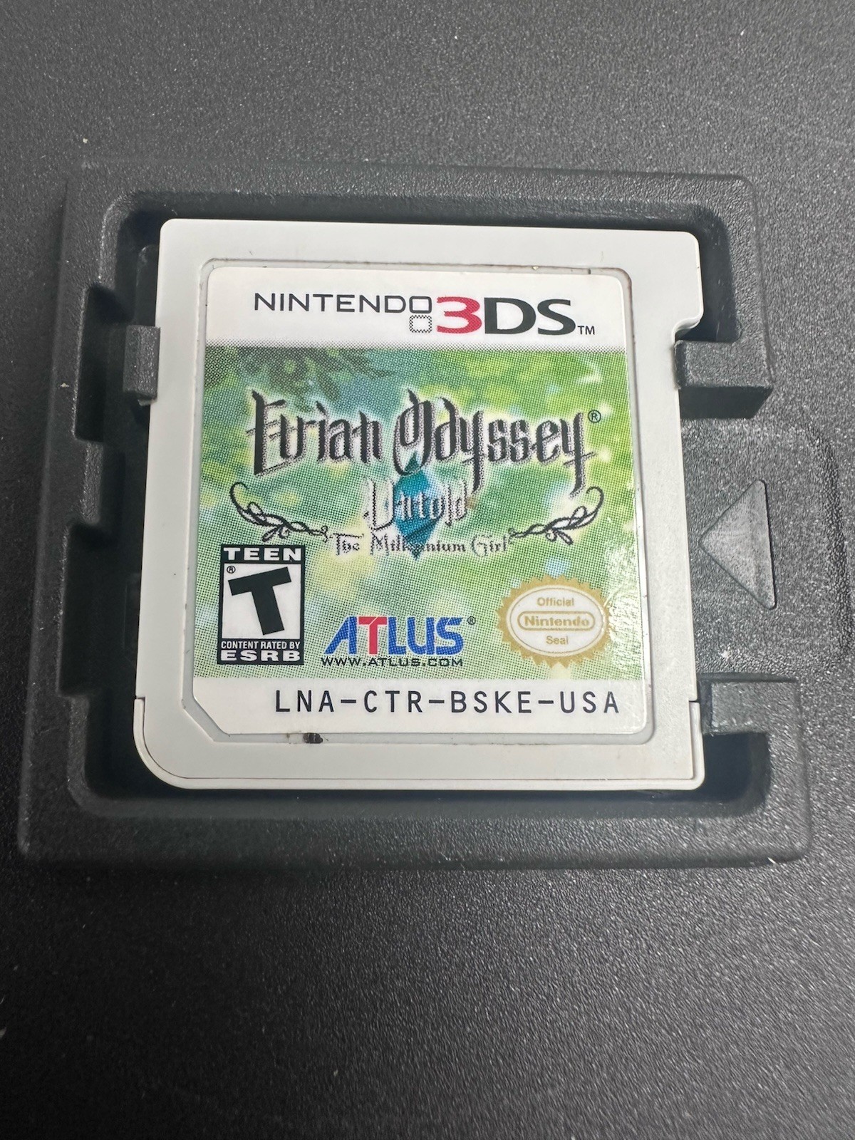 Etrian Odyssey Untold: The Millennium Girl (Nintendo 3DS, 2013) Cartridge & Case