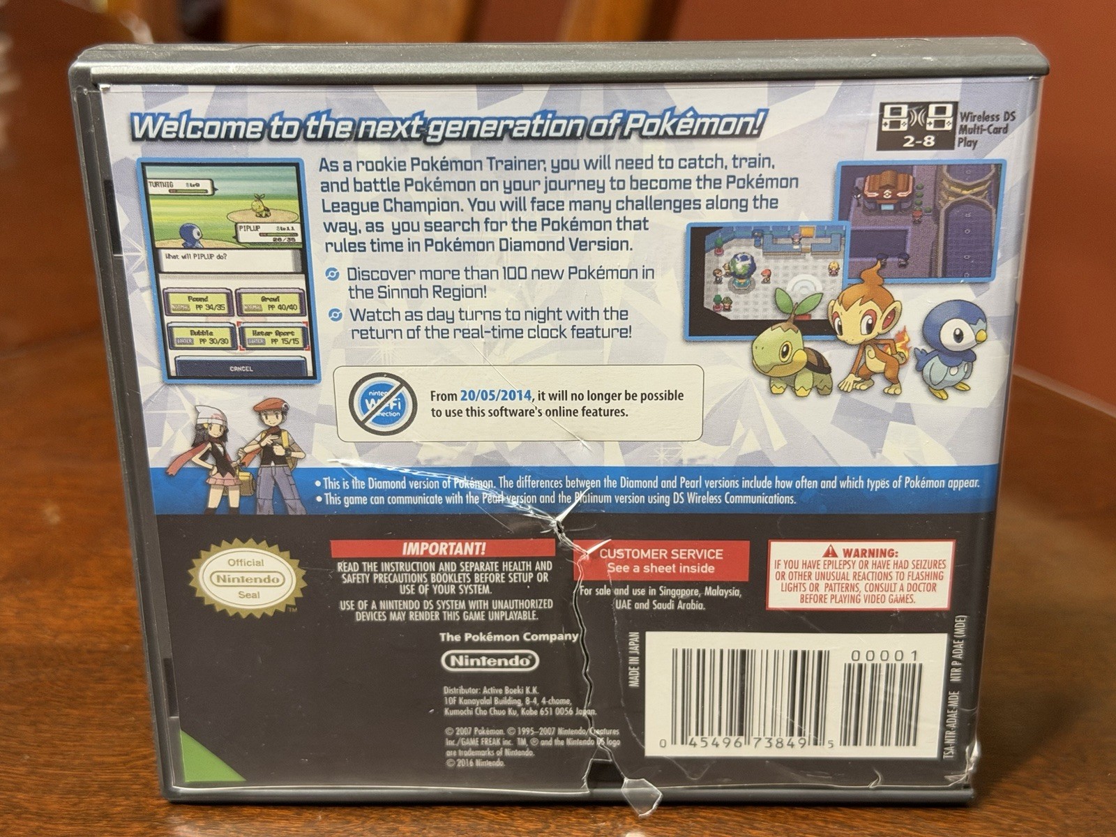 Pokémon: Diamond Version Nintendo DS Tested Authentic Pokemon