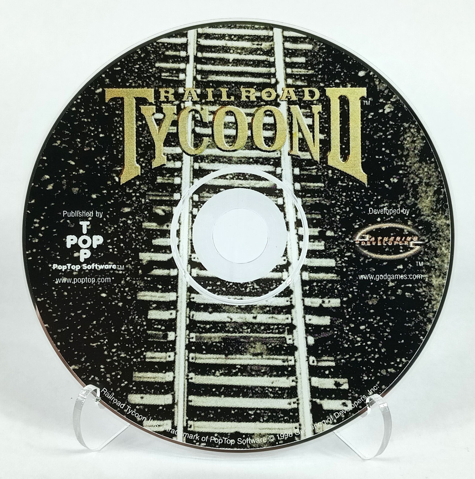 Railroad Tycoon 2 II (PopTop 1998) Windows 95/98 PC Game Disc Only