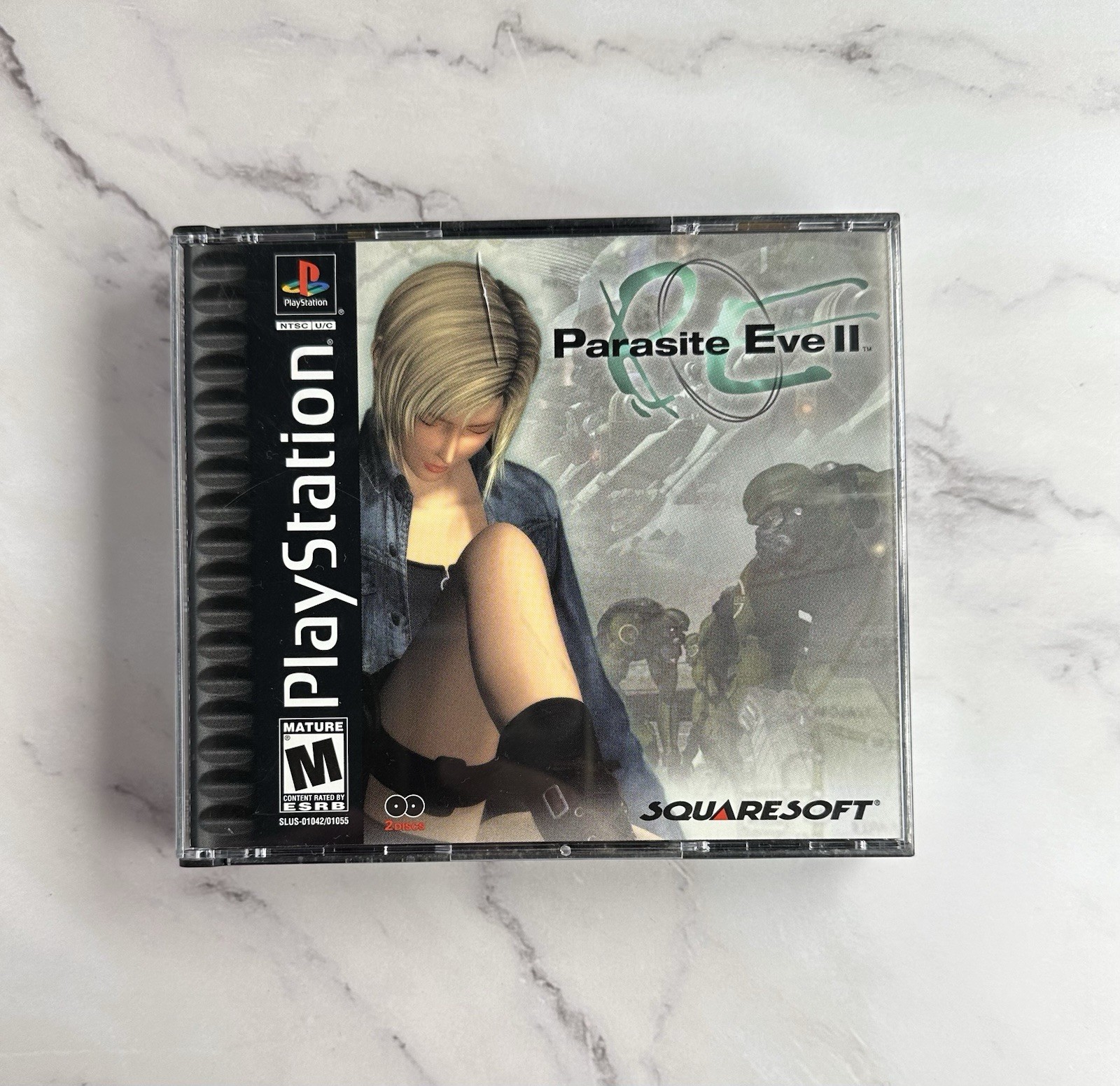 Parasite Eve II (Sony PlayStation 1, 2000) Complete W/Manual & Reg Card – Tested