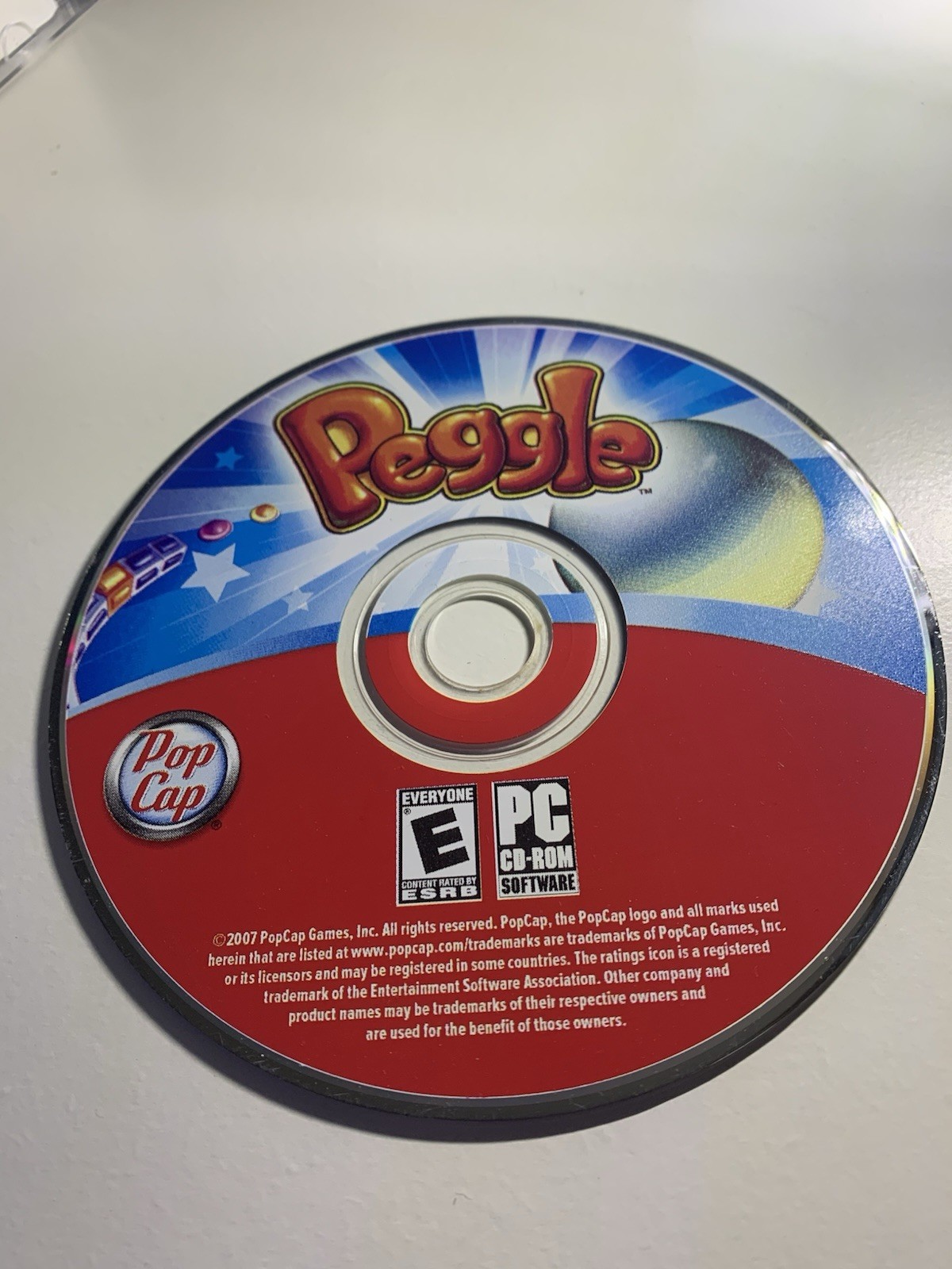 Peggle PC CD-ROM Action Game for Windows and Mac Pre-owned