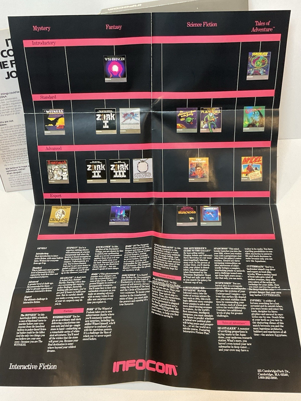 Vintage Infocom Science Fiction Classics IBM PC Hitchhiker’s Guide Planetfall +
