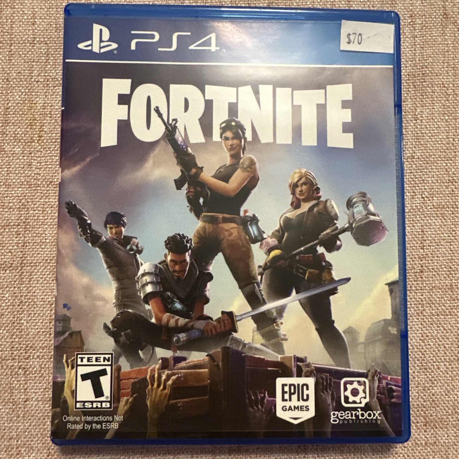 Fortnite (Sony PlayStation 4, 2017) NO CODE Tested WORKING