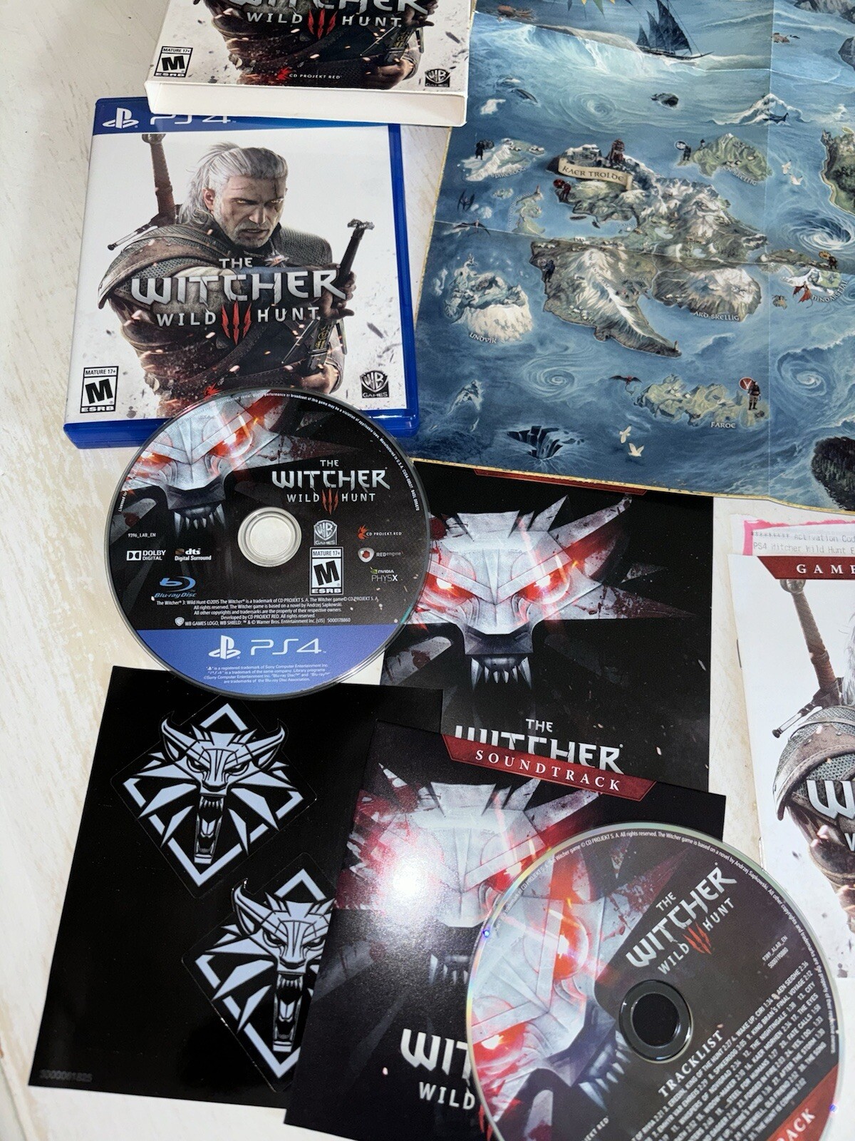 The Witcher III : Wild Hunt – PlayStation 4 [video game] PS4 CD Projekt RED