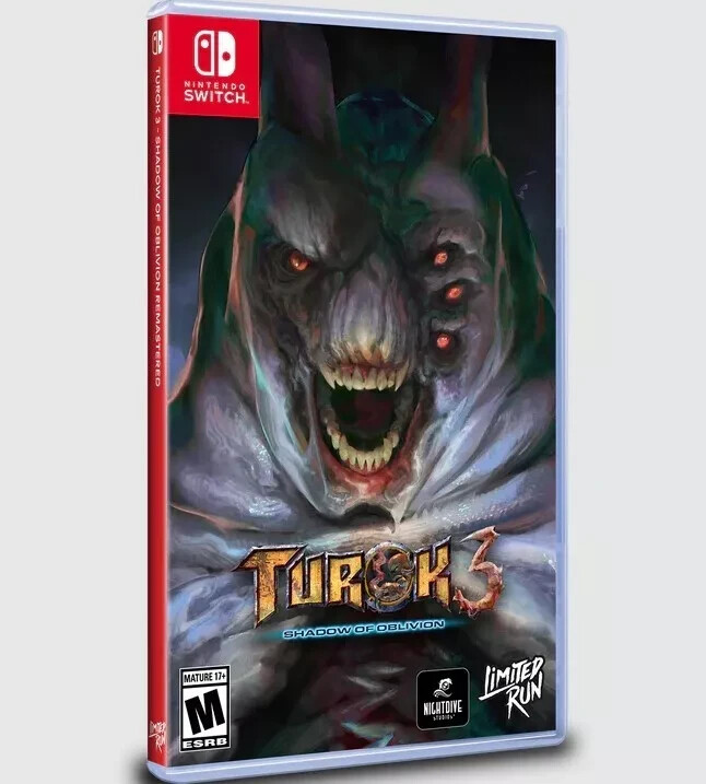Turok 3: Shadow of Oblivion Remastered Switch New (2024 Shooter)