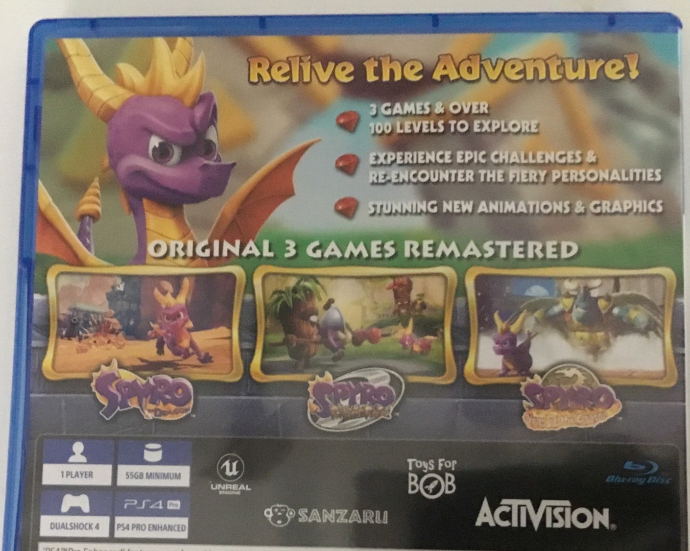 Spyro Reignited Trilogy (Sony PlayStation 4 PS4, 2018)