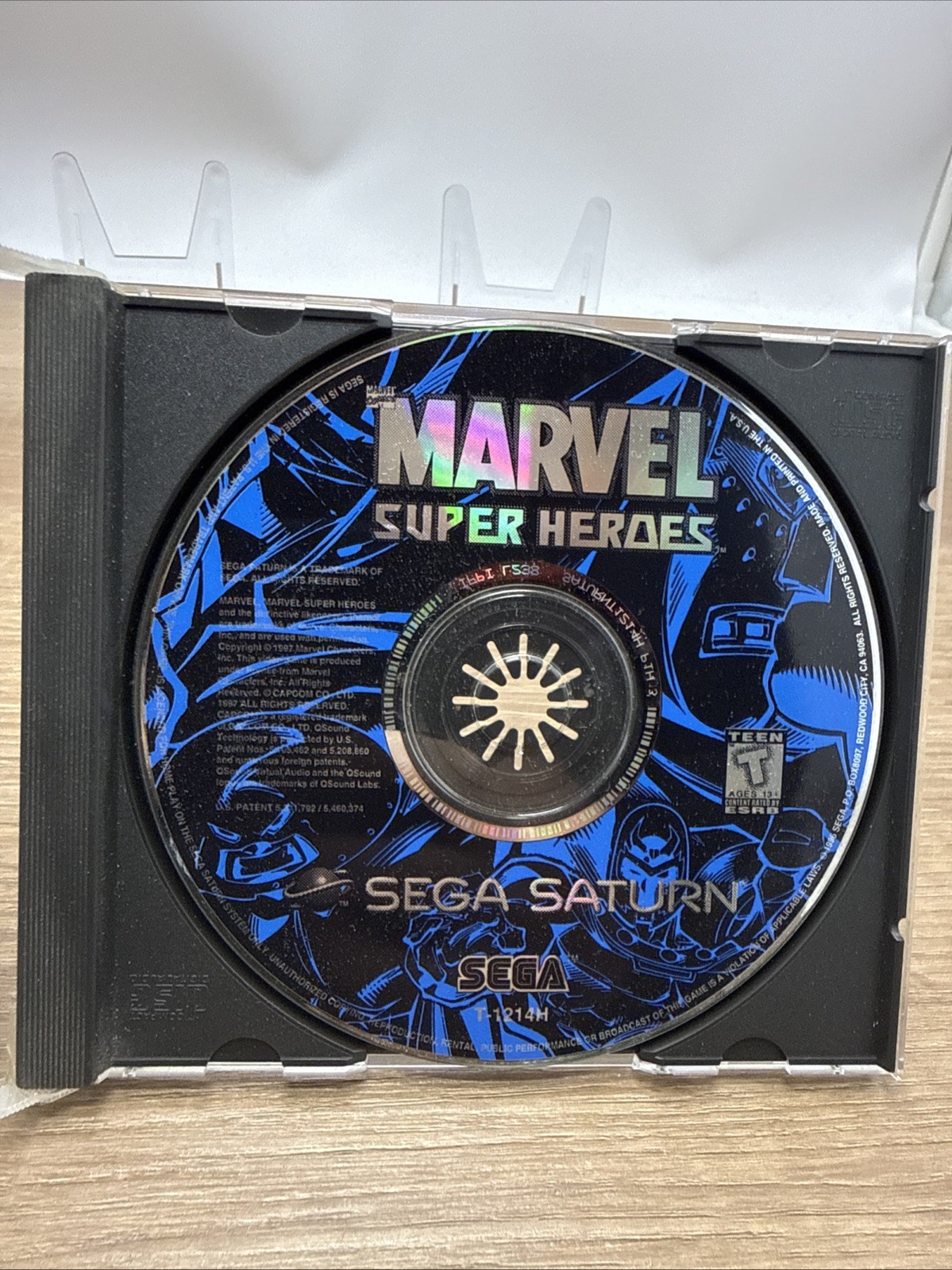 Marvel Super Heroes CAPCOM (Sega Saturn, 1997) Authentic Game Disc Only