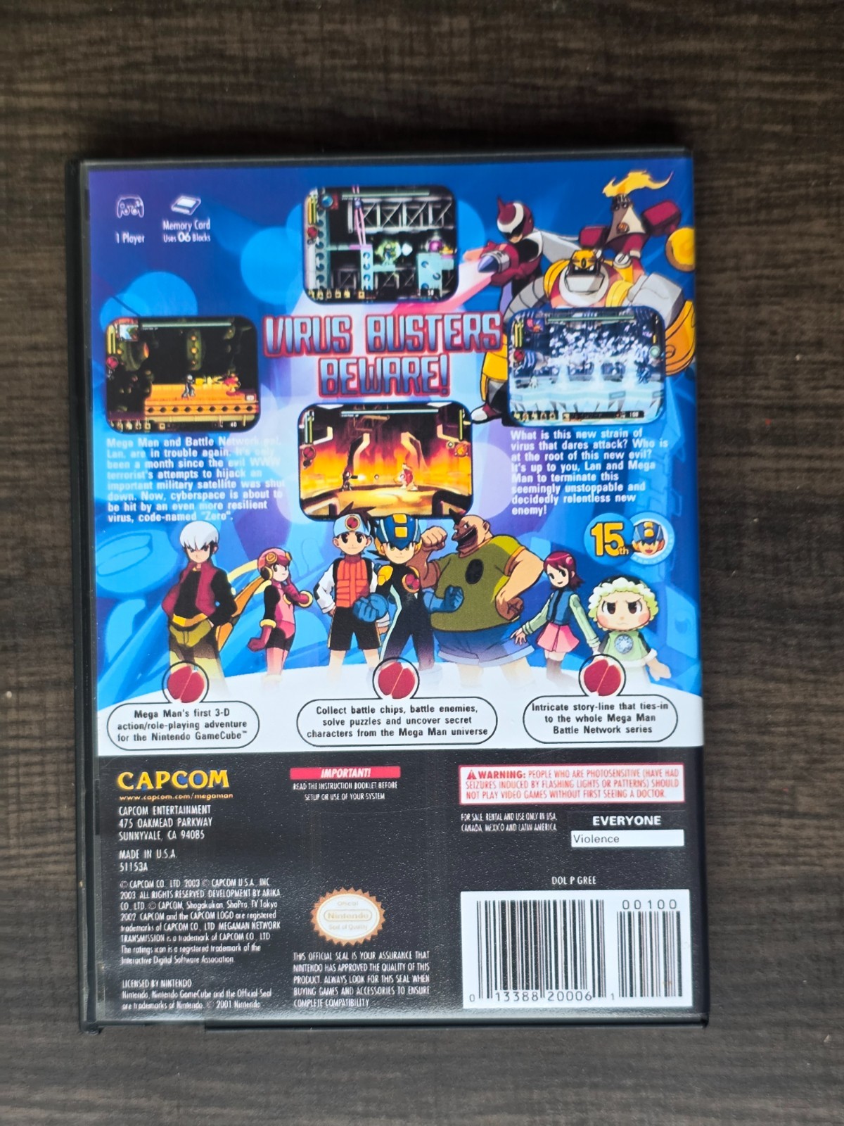 Mega Man- Network Transmission (Gamecube 2003) “READ DESCRIPTIONS”