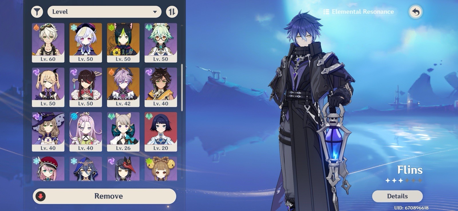 Genshin Impact America AR 60, 12 5 stars, 2 5 star weapons, Flins Starter Acc!