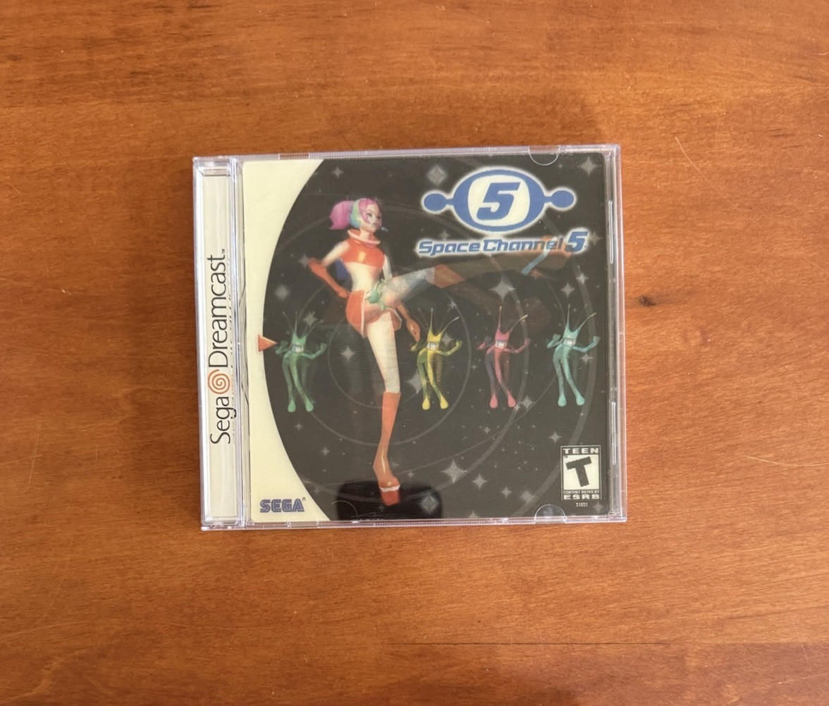 Space Channel 5 (Sega Dreamcast) Lenticular Holo Cover – Tested & Ships Fast