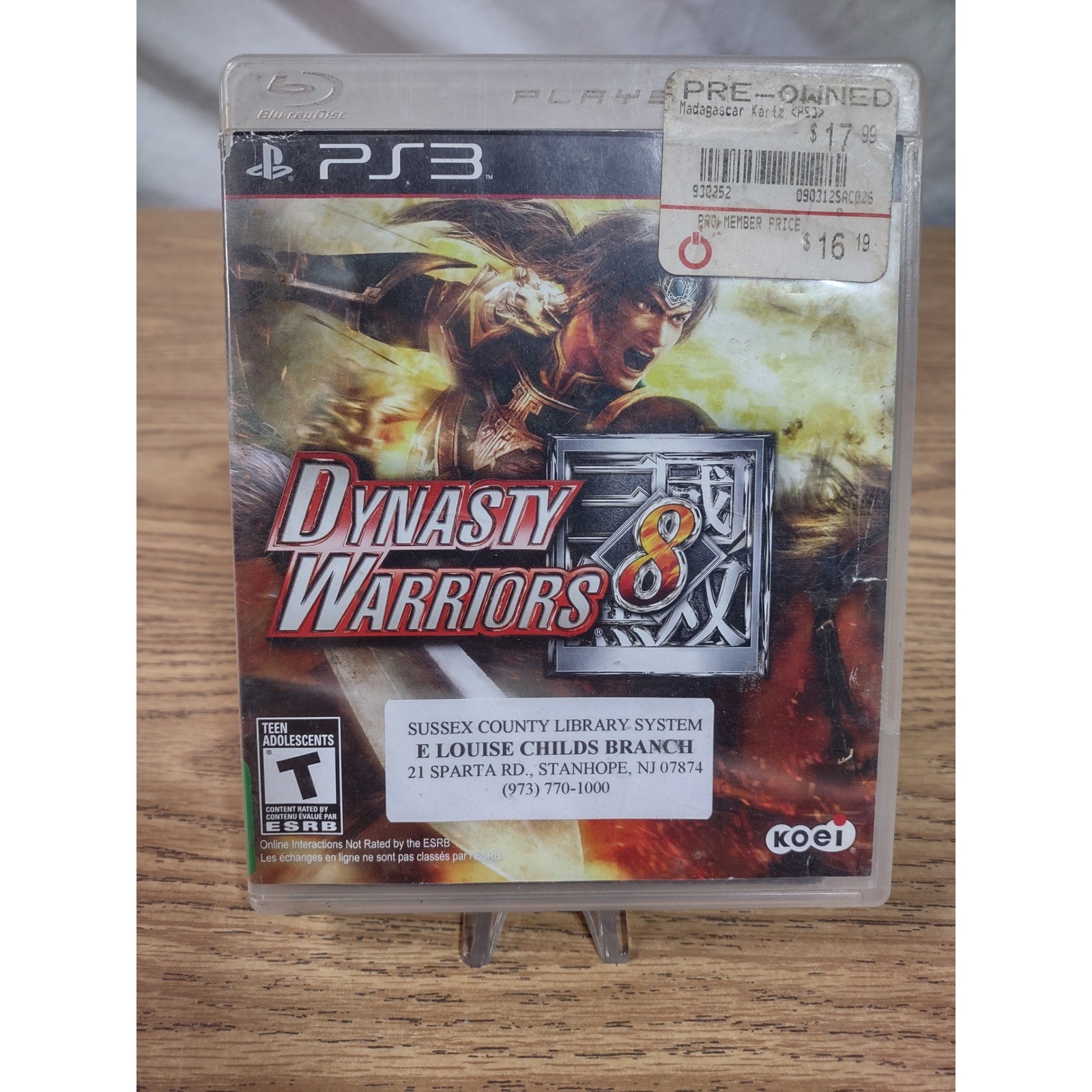 Dynasty Warriors 8 Sony PlayStation 3 PS3 Koei Tecmo Hack and Slash Action Game