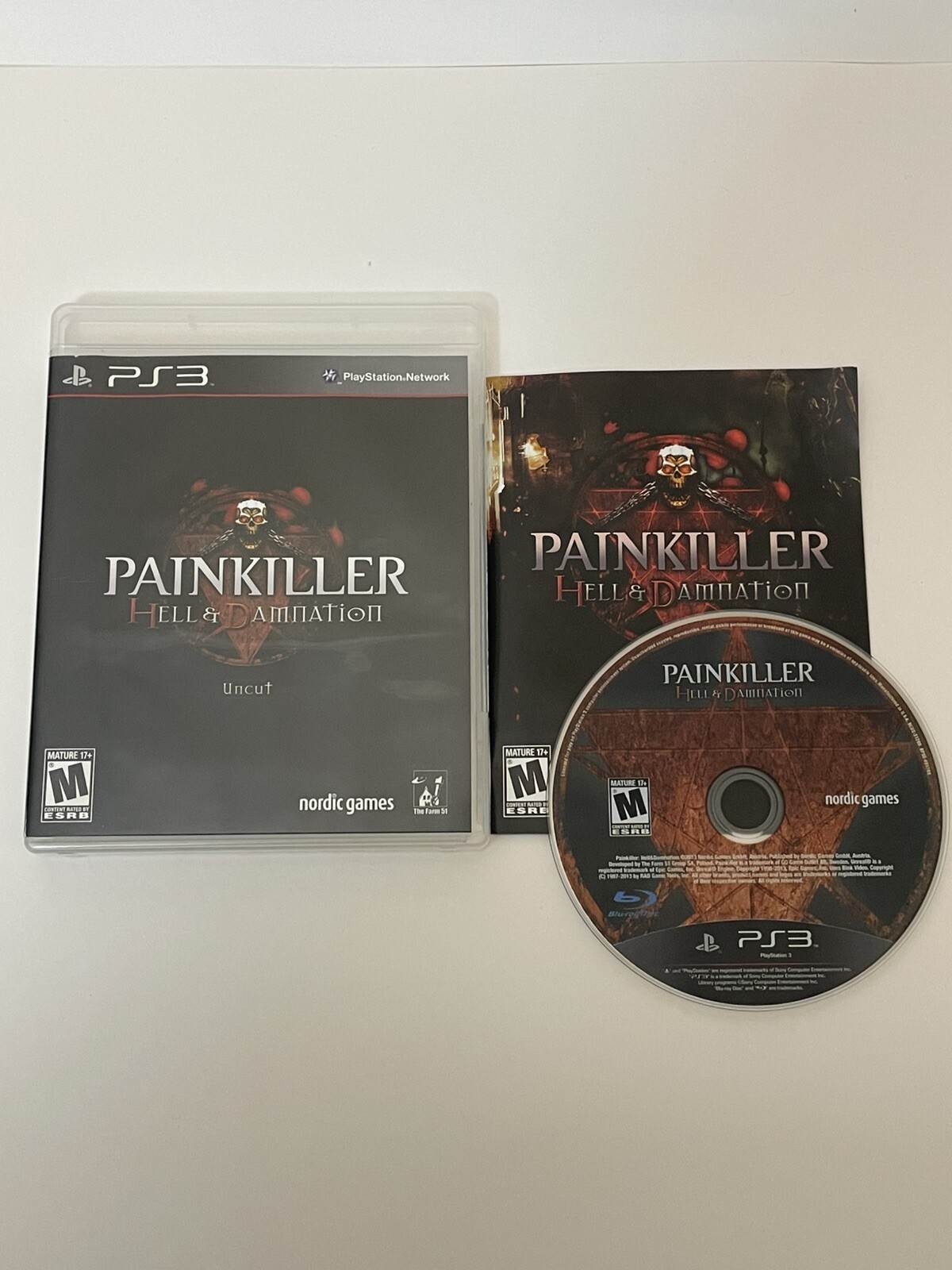 Painkiller Hell & Damnation Sony PlayStation 3 Nordic Games 1ST PRINT READ DESC