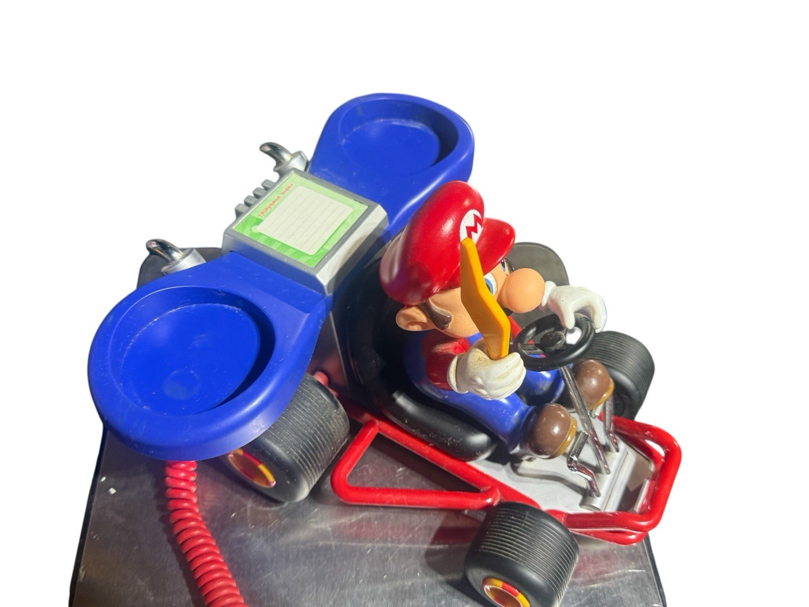 Vintage Nintendo Super Mario Kart Telephone Tested Working Mario Go-Kart Phone