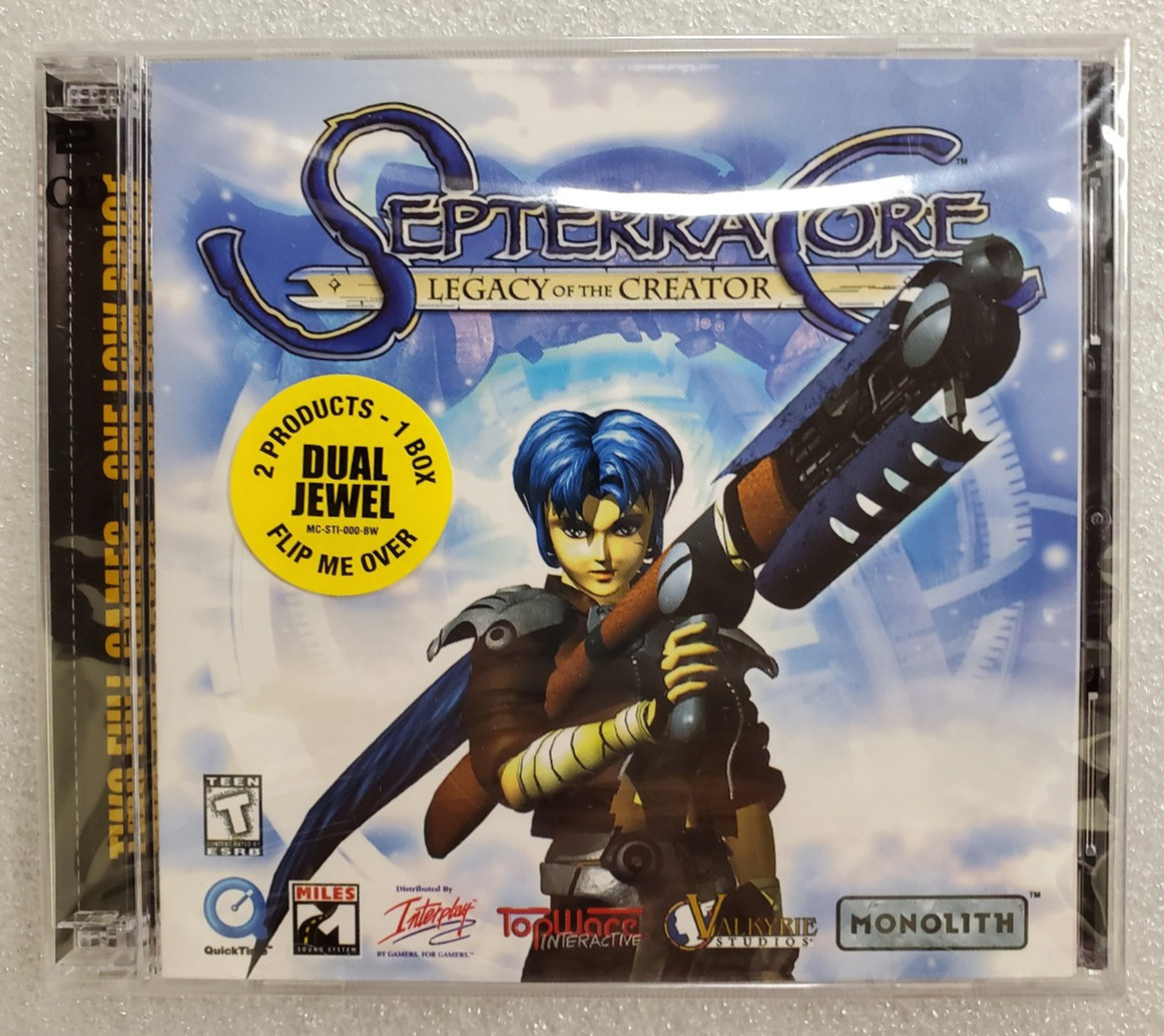 SEPTERRA CORE + SHOGO Mobile Armor Division PC Game CD-ROM Dual Jewel Pack